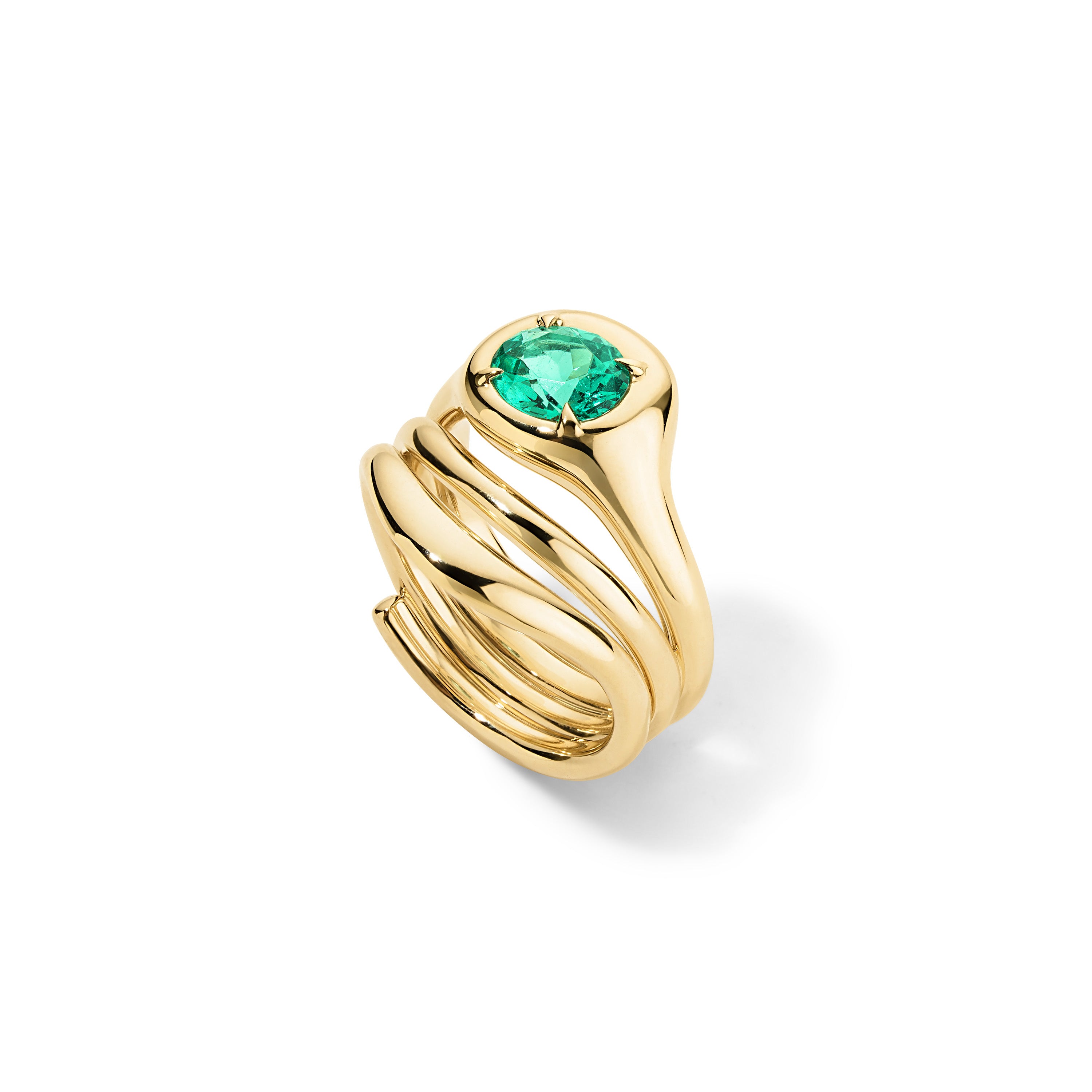 14k yellow gold beluga 02 oval emerald ring by zahn z tiny gods