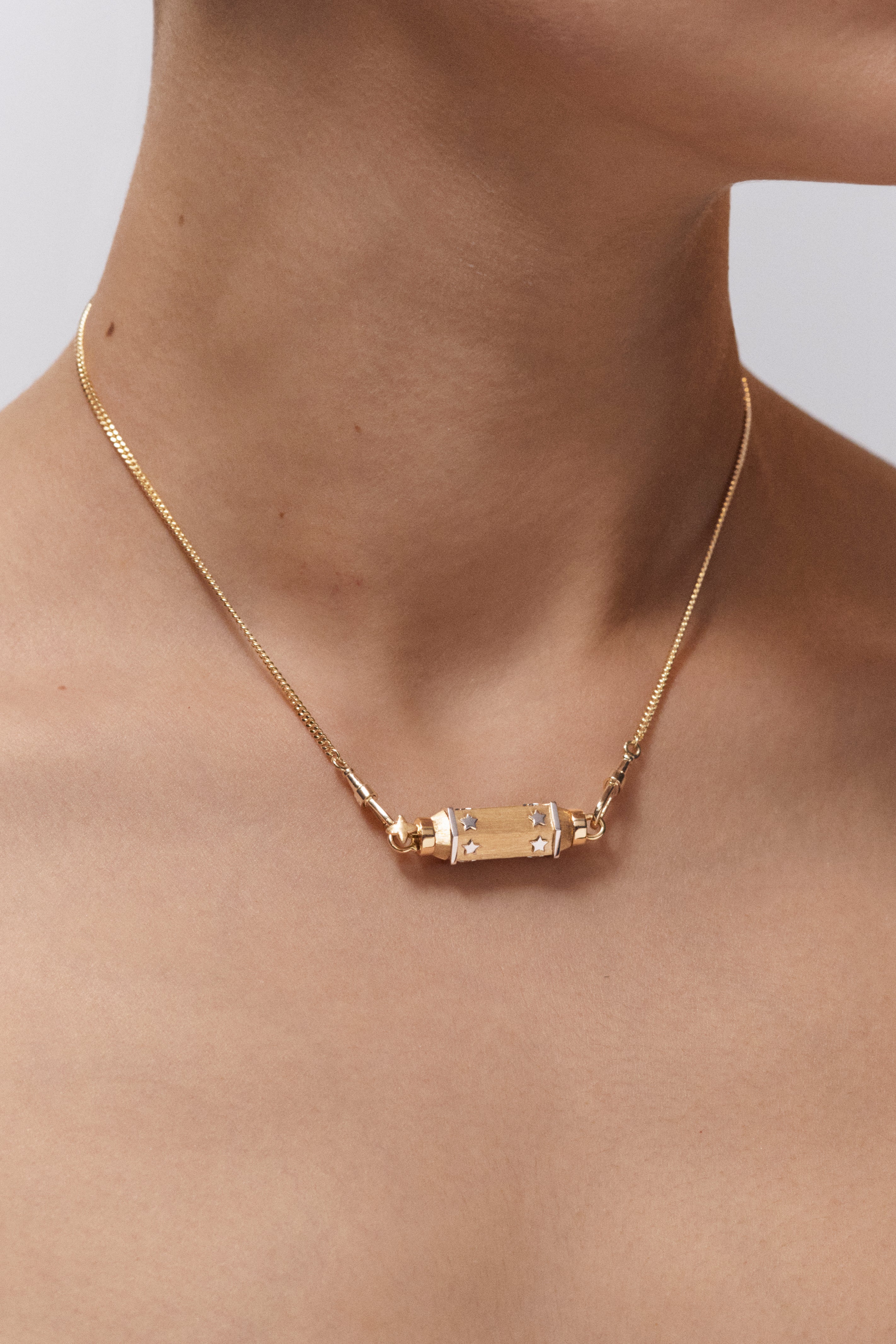 Micro Diamond Coco Necklace