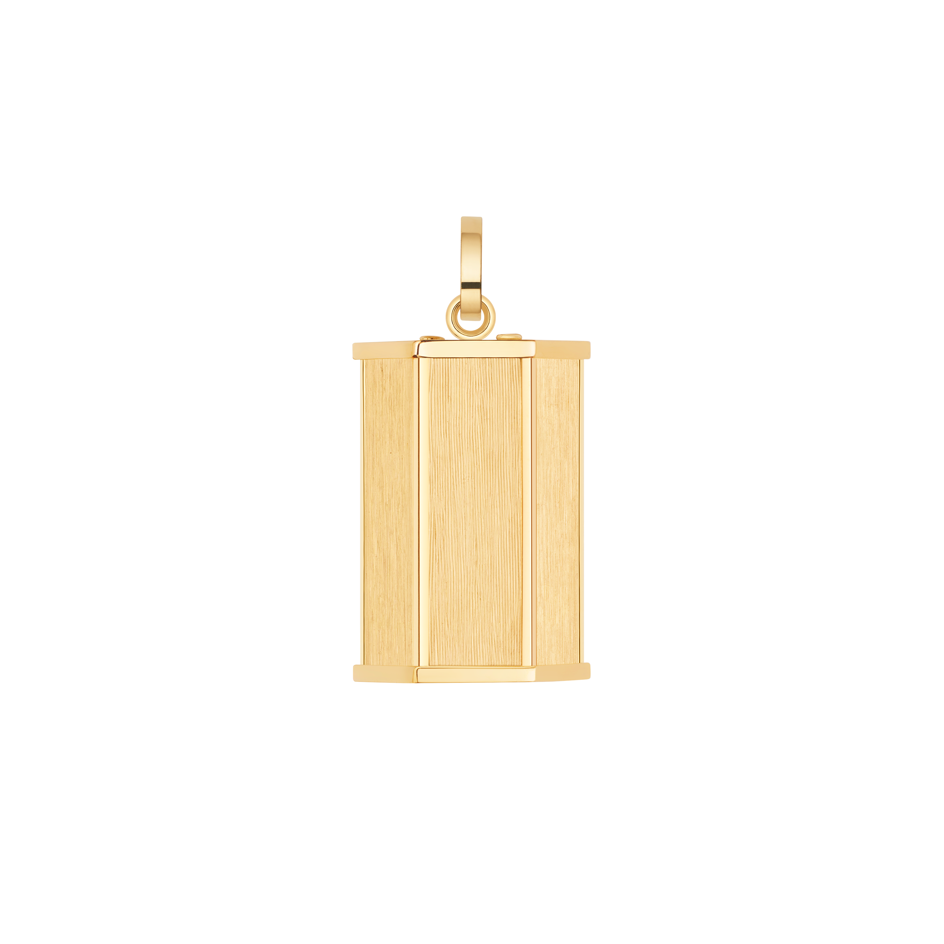 18k yellow gold jumbo weight pendant by Marie Lichtenberg Tiny Gods