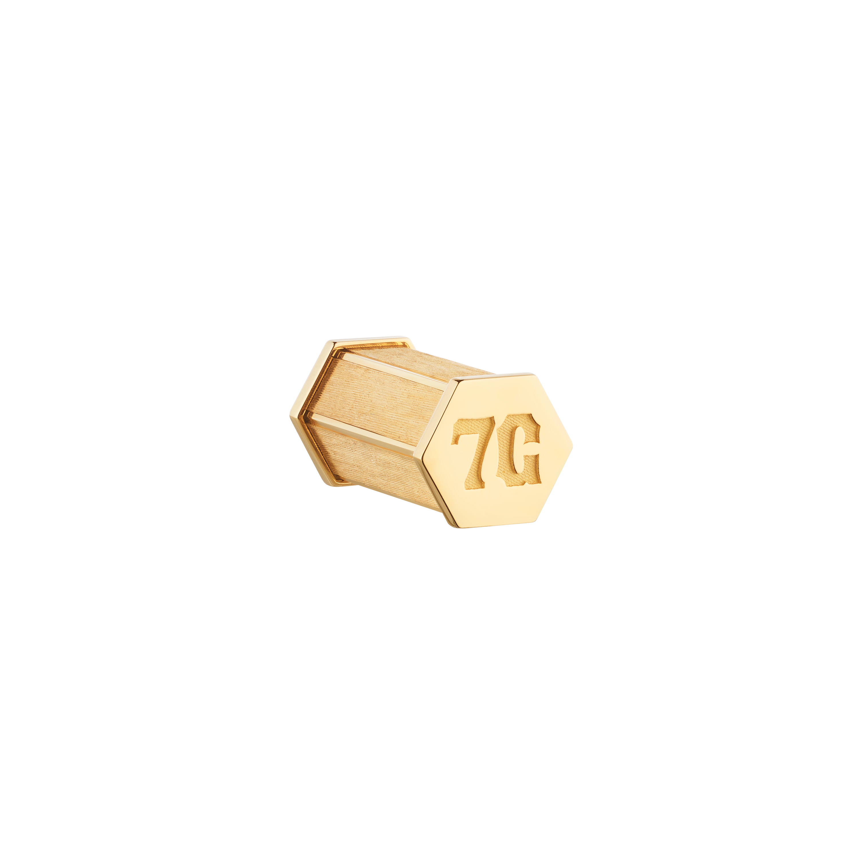 18k yellow gold 7g baby weight pendant locket charm by Marie Lichtenberg Tiny Gods