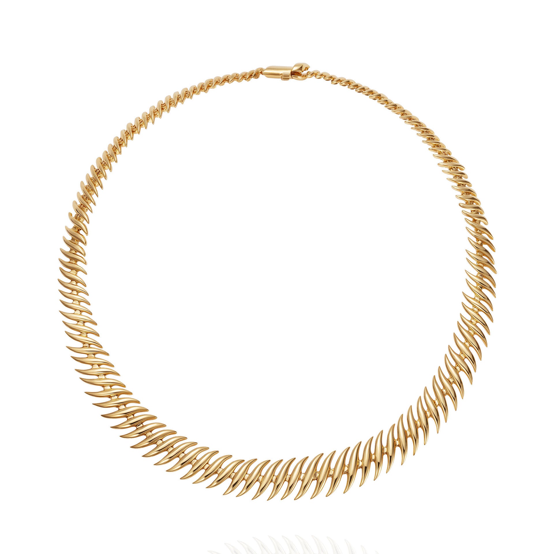 18k small flame necklace by Fernando Jorge Tiny Gods