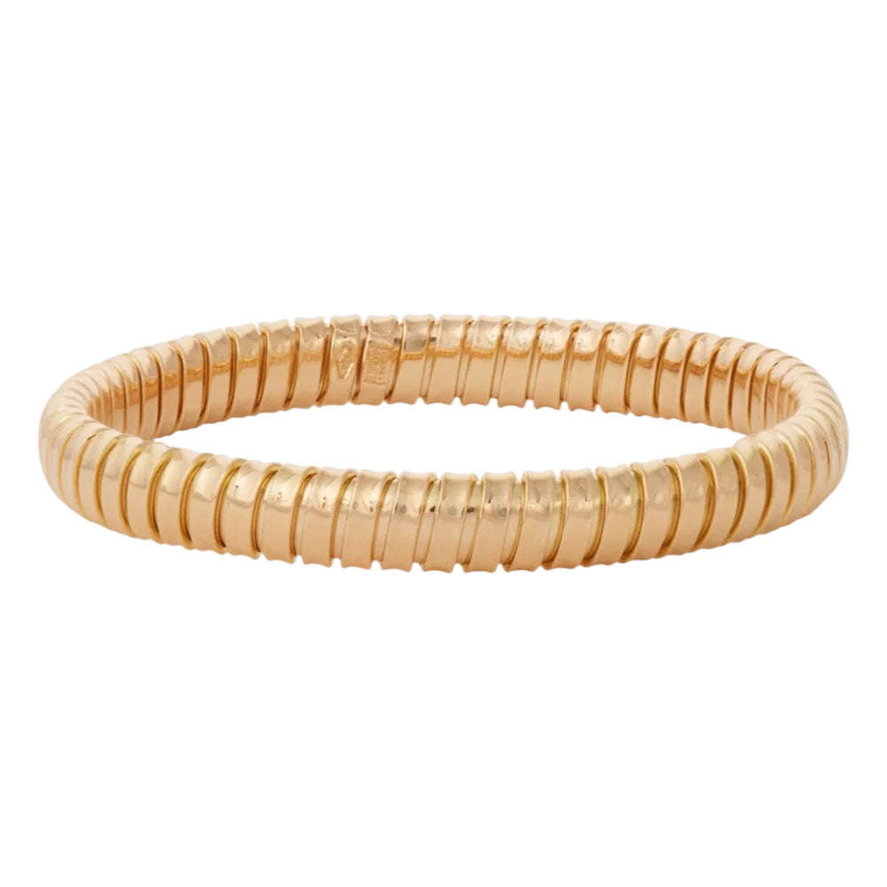 18k yellow gold 75th anniversary rolling bracelet by Sidney Garber Tiny Gods