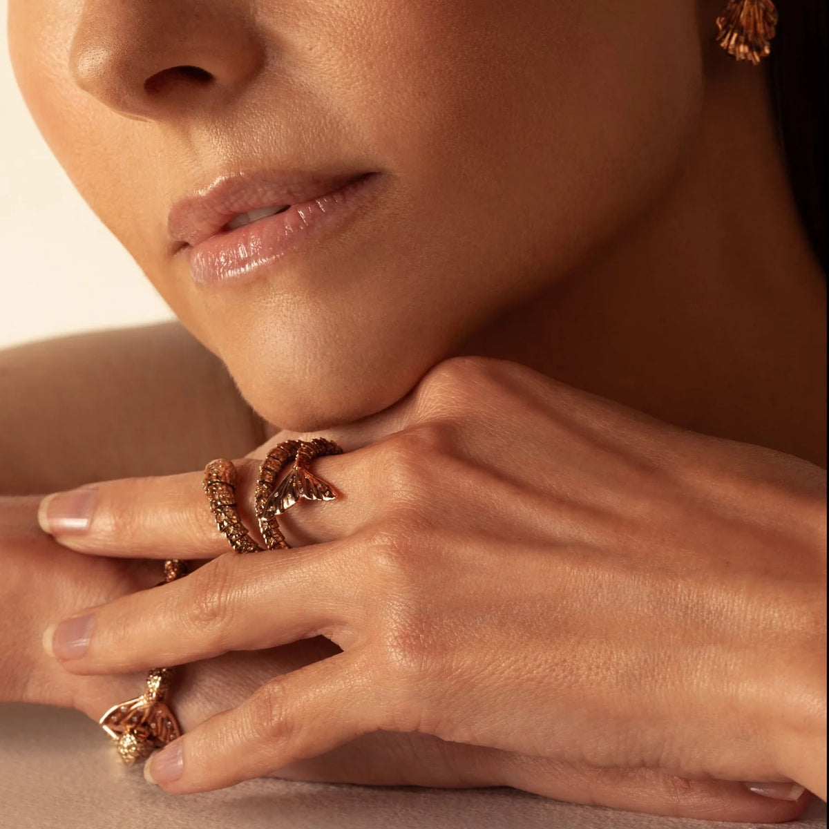 Meandering Mermaid Tail Ring