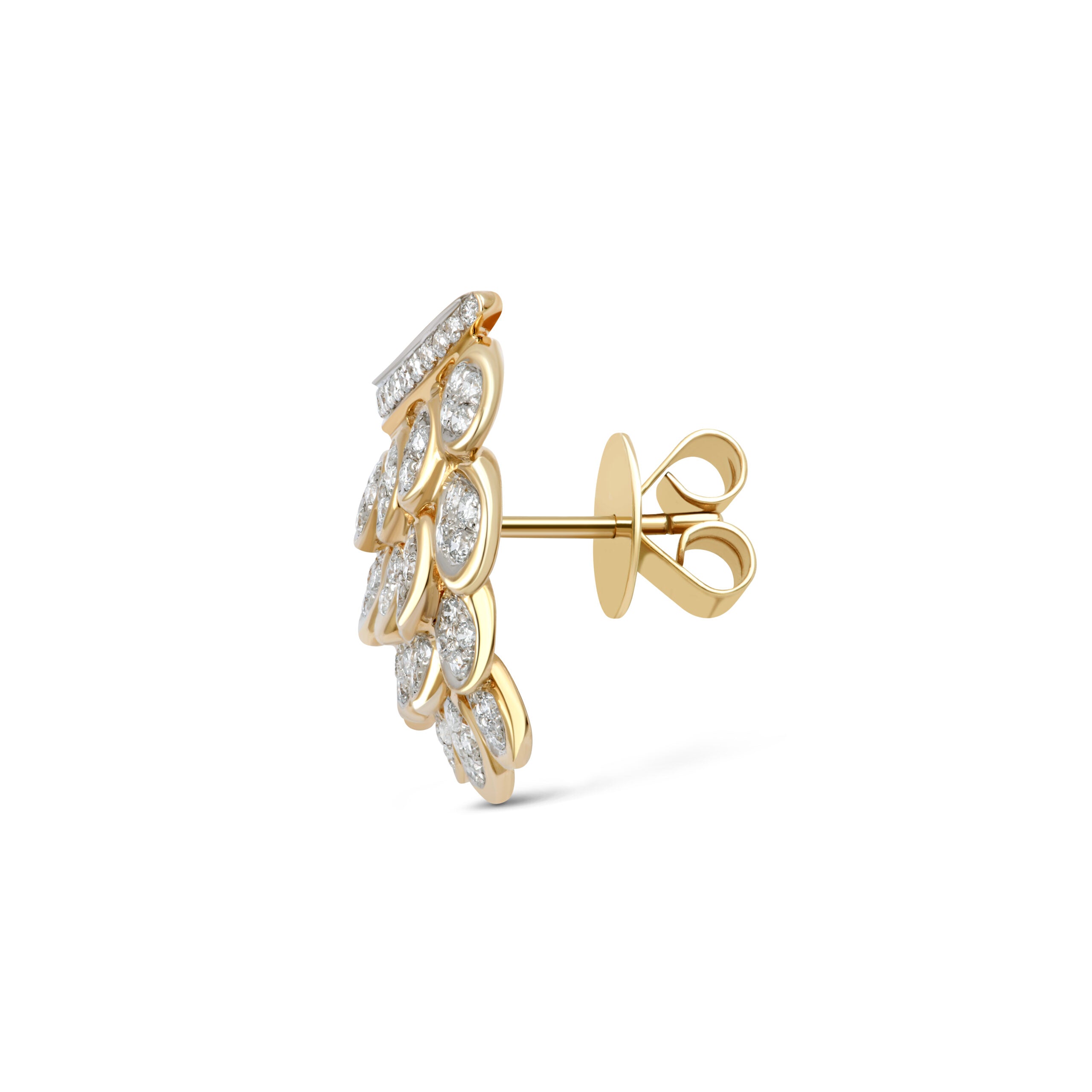 Diamond Blossom Earrings