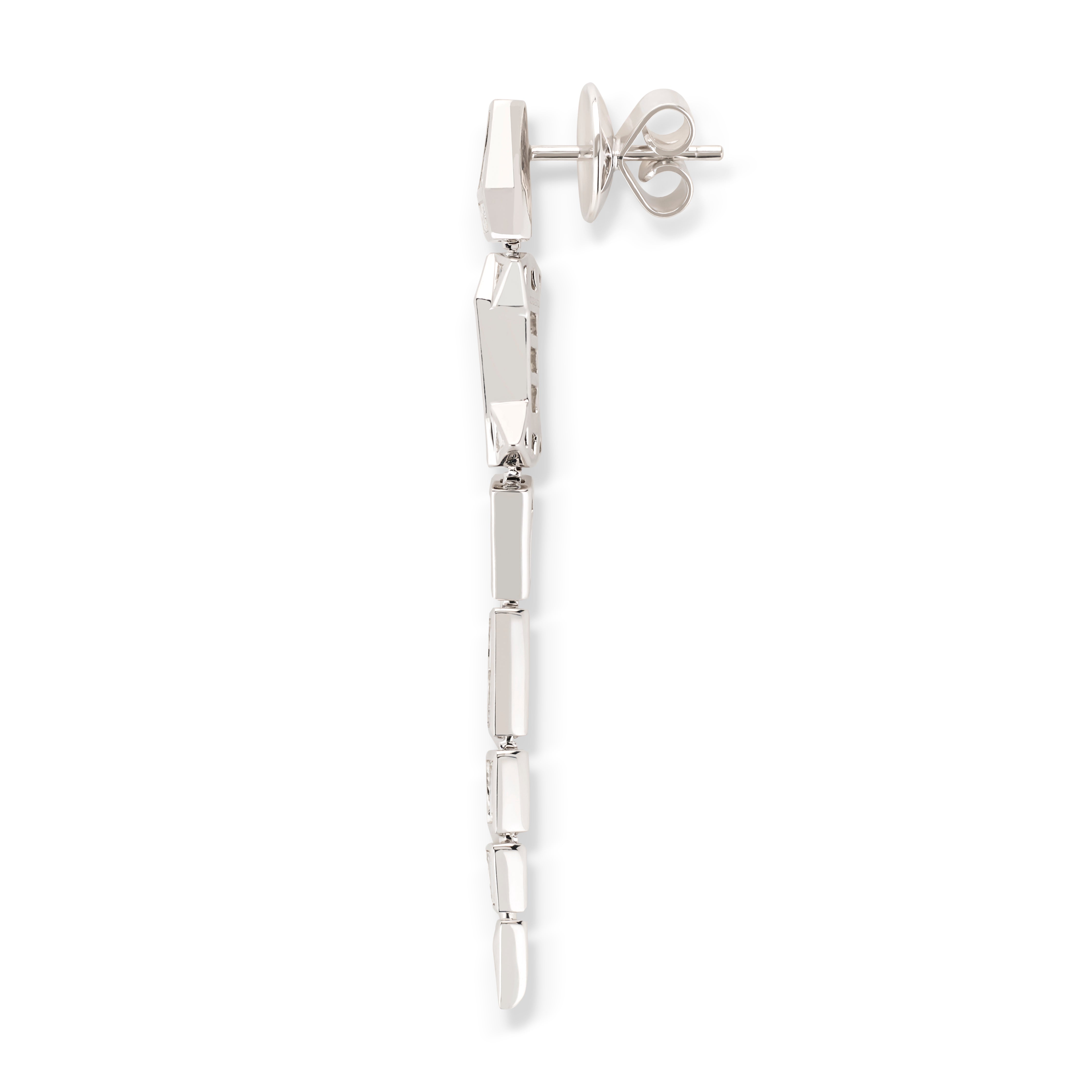 diamond alligator earring extra long bibi van Der velden tiny gods