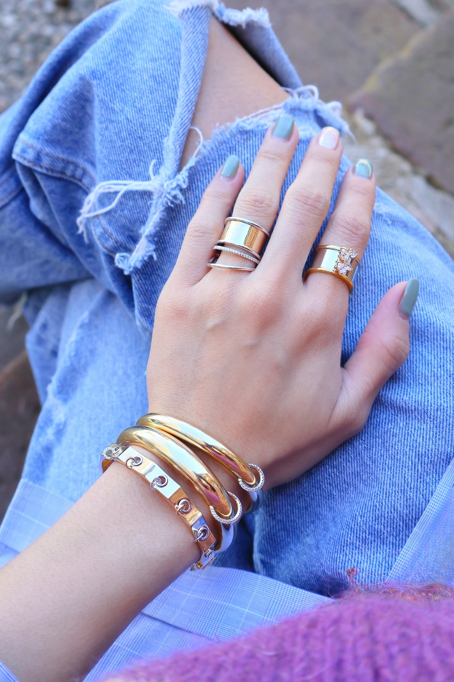 Small Piercing Bangle