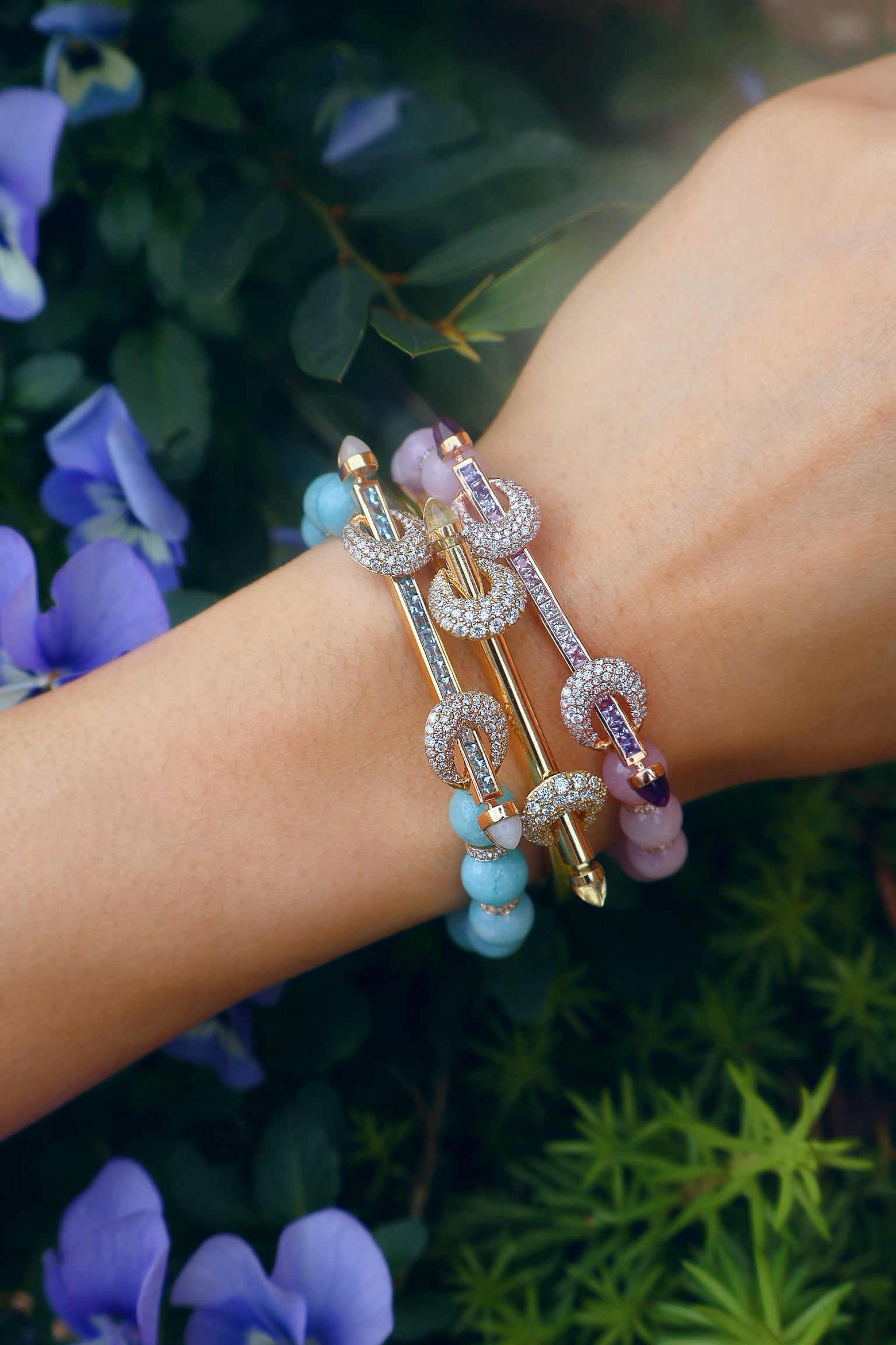 Aquamarine Chakra Bracelet
