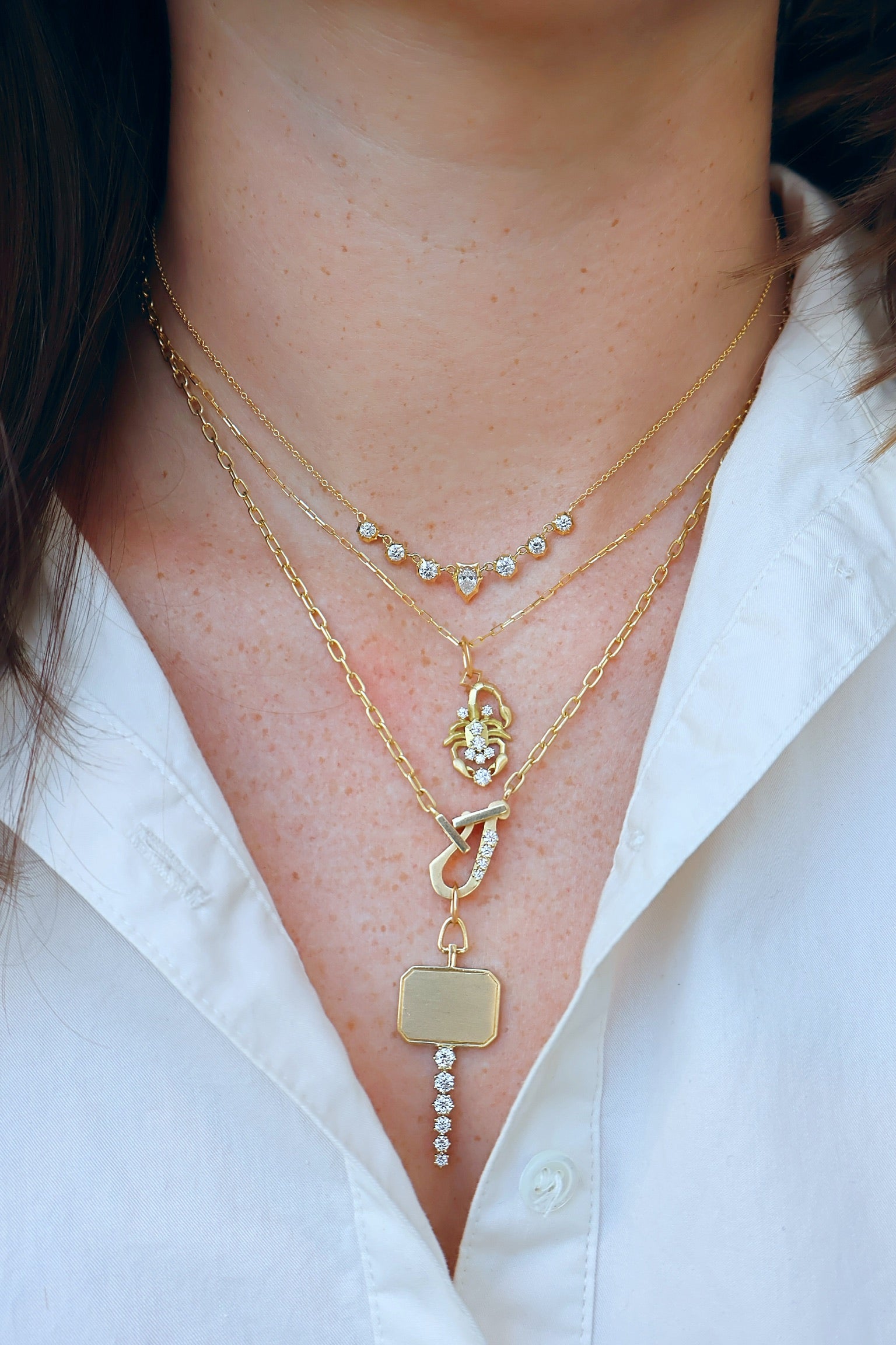 Envoy Seven Stone Necklace