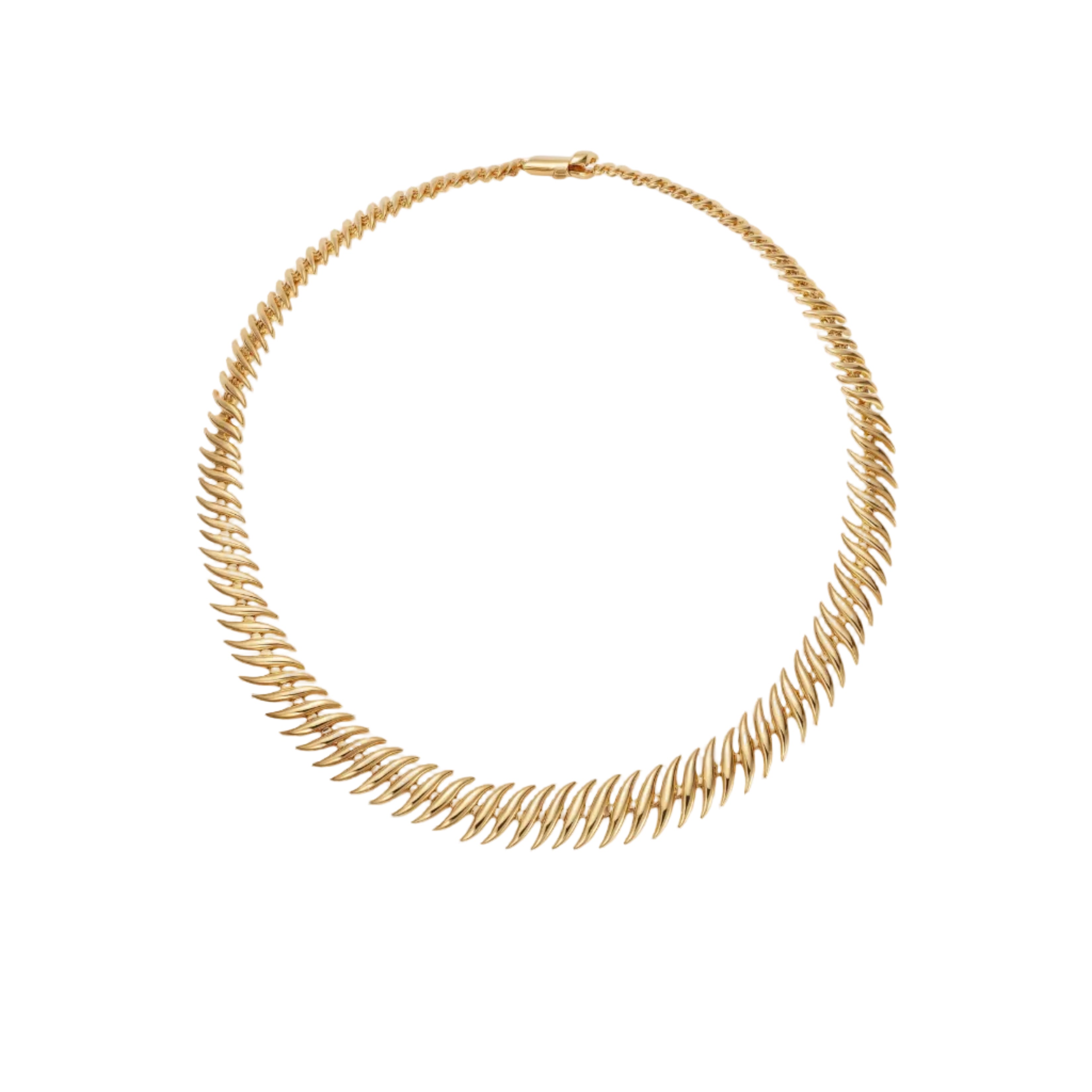 flame small necklace yellow gold Fernando Jorge tiny gods