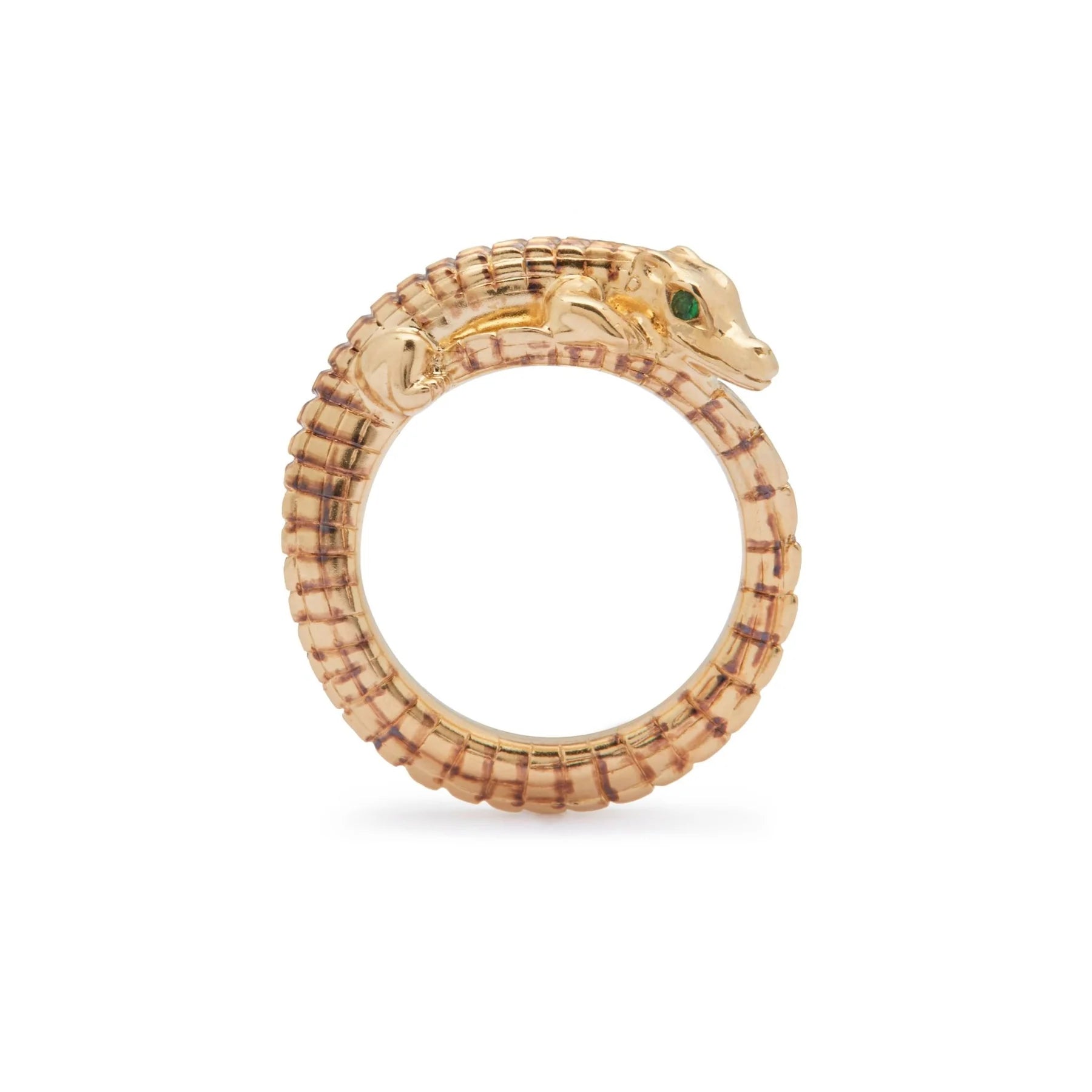 gold alligator pinky ring Bibi van der velden tiny gods