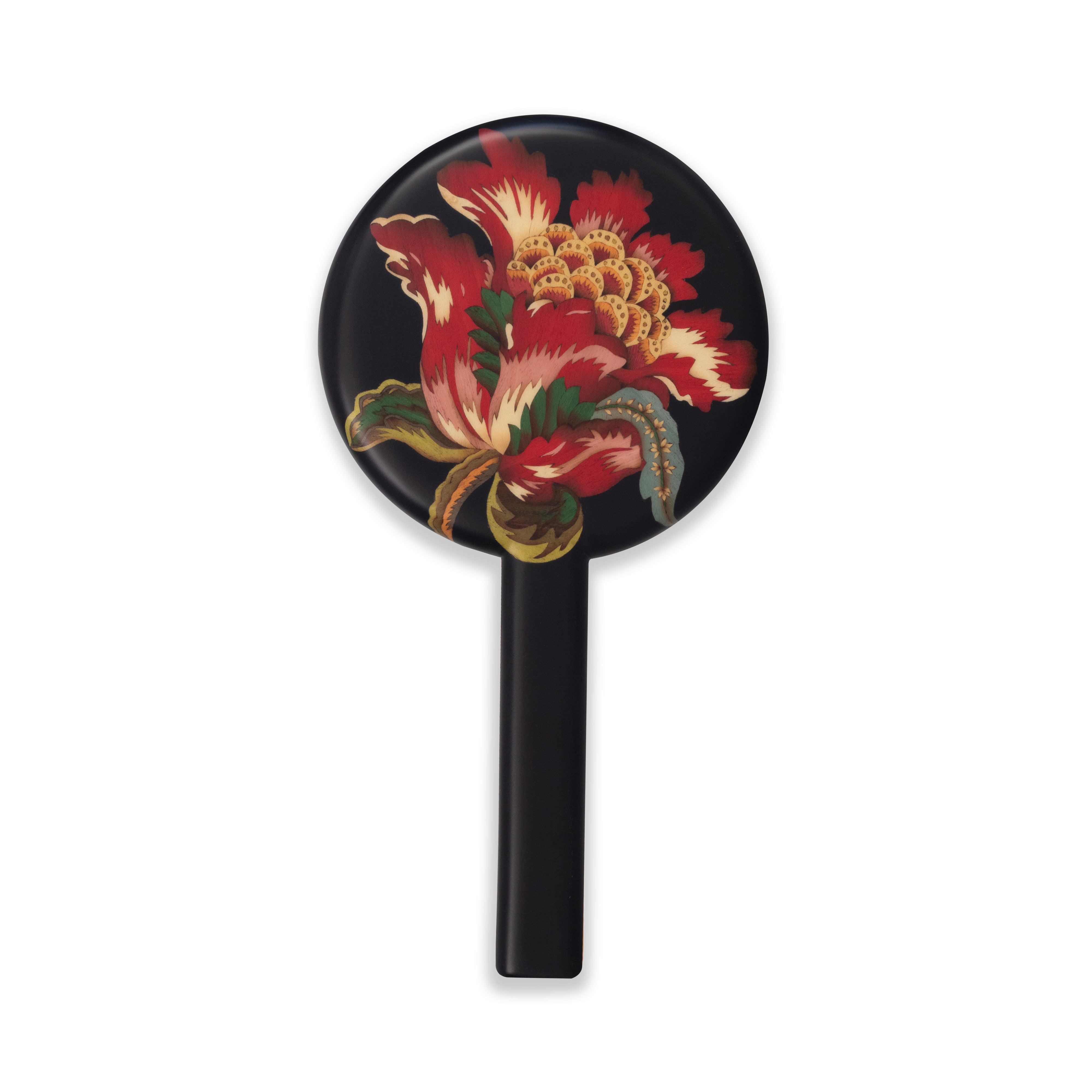 kashmir floral marquetry hand mirror silvia furmanovich tiny gods