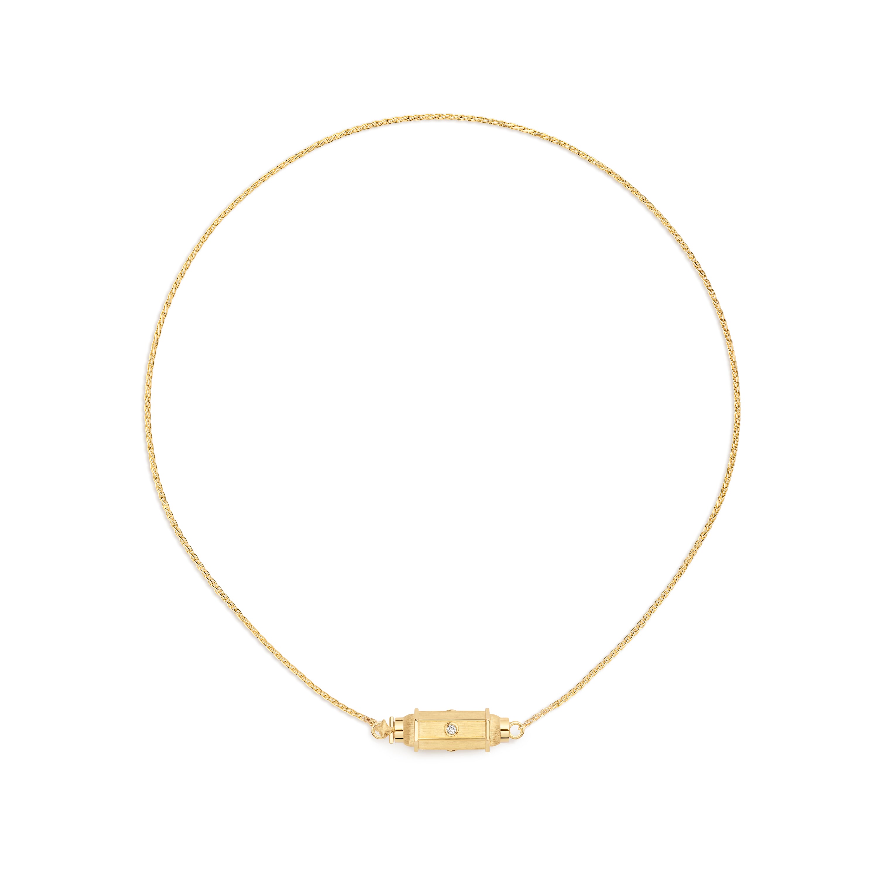 Micro Diamond Coco Necklace