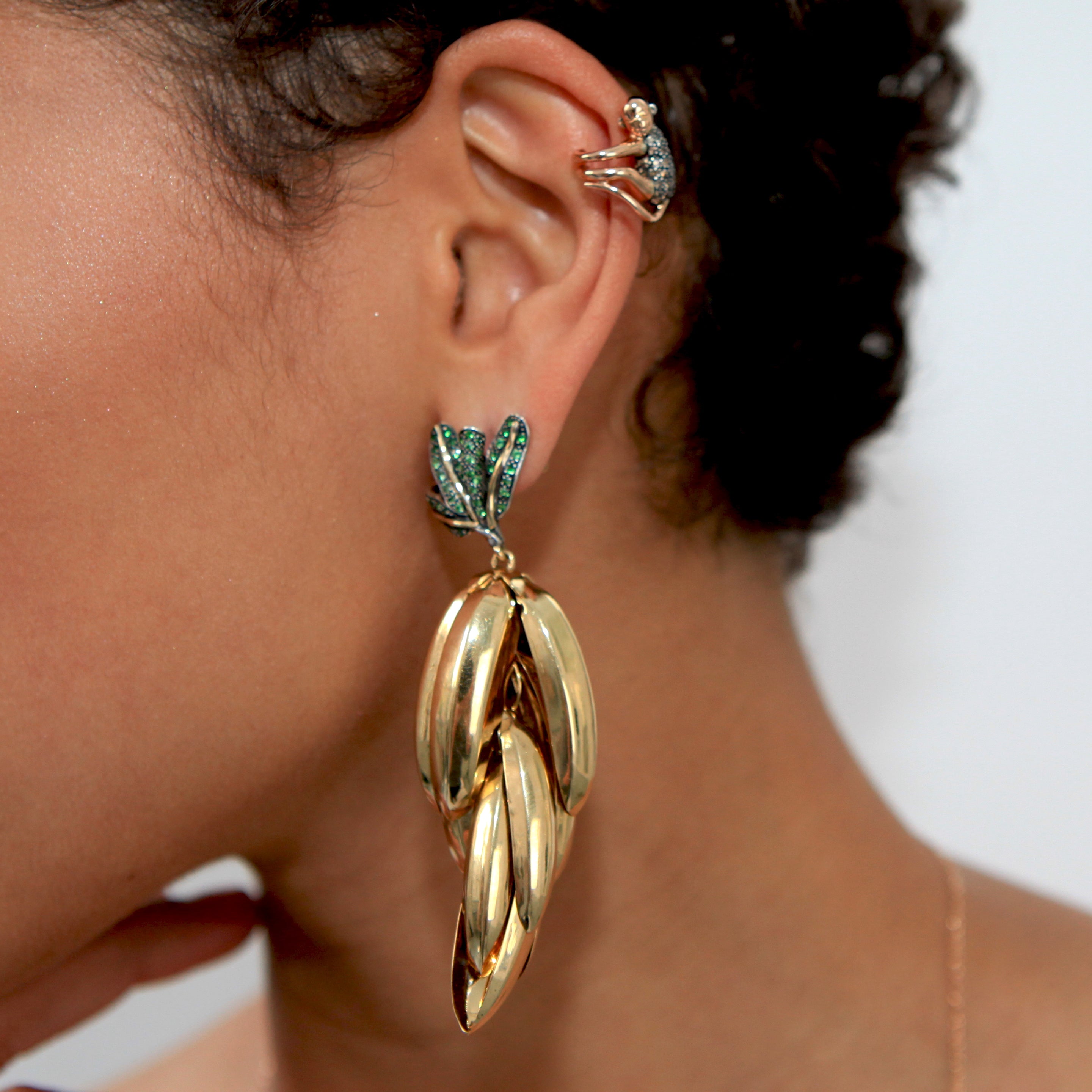 Monkey Bunch Banana Earrings