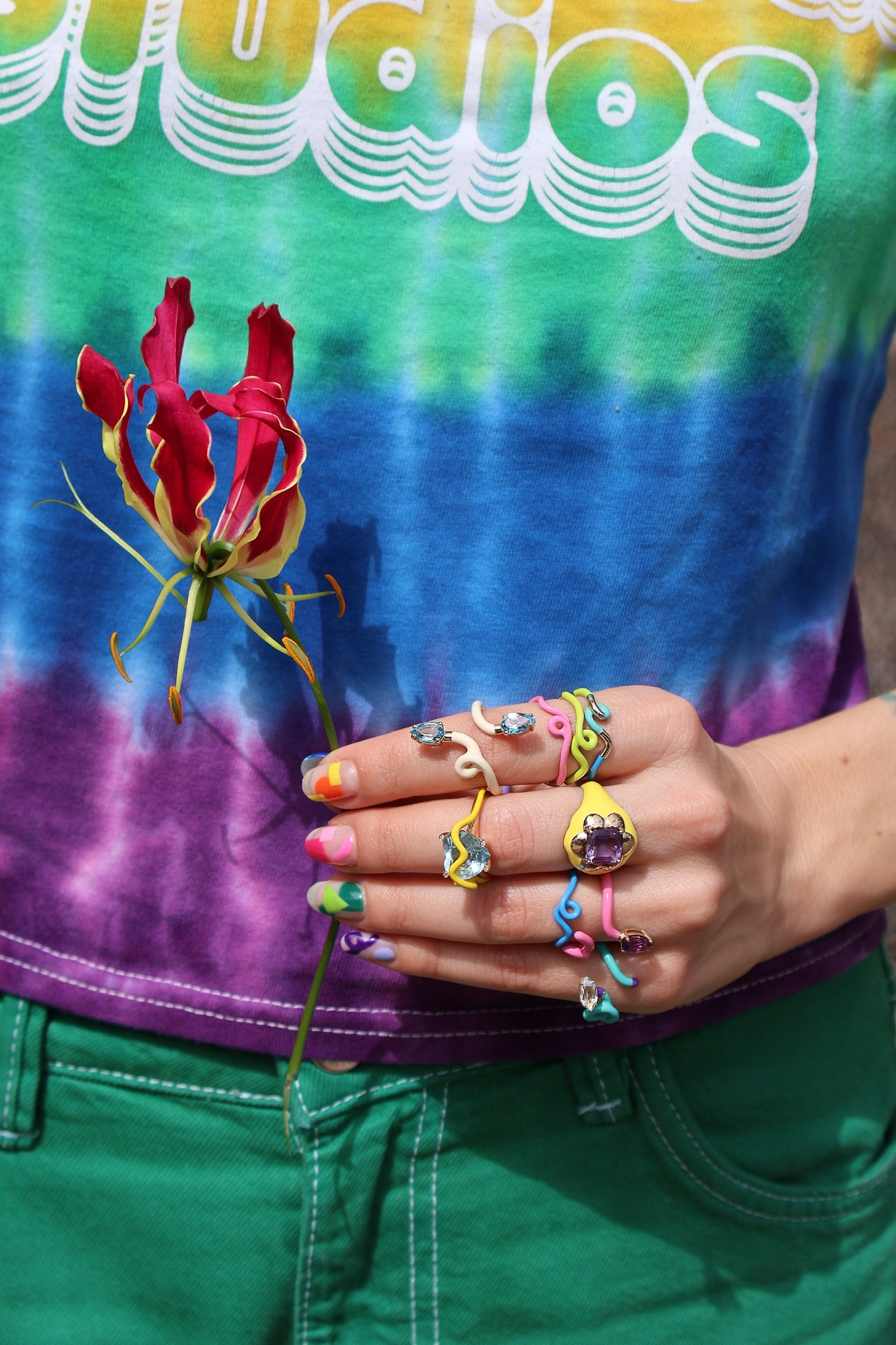 panna blue topaz double b vine ring bea bongiasca tiny gods