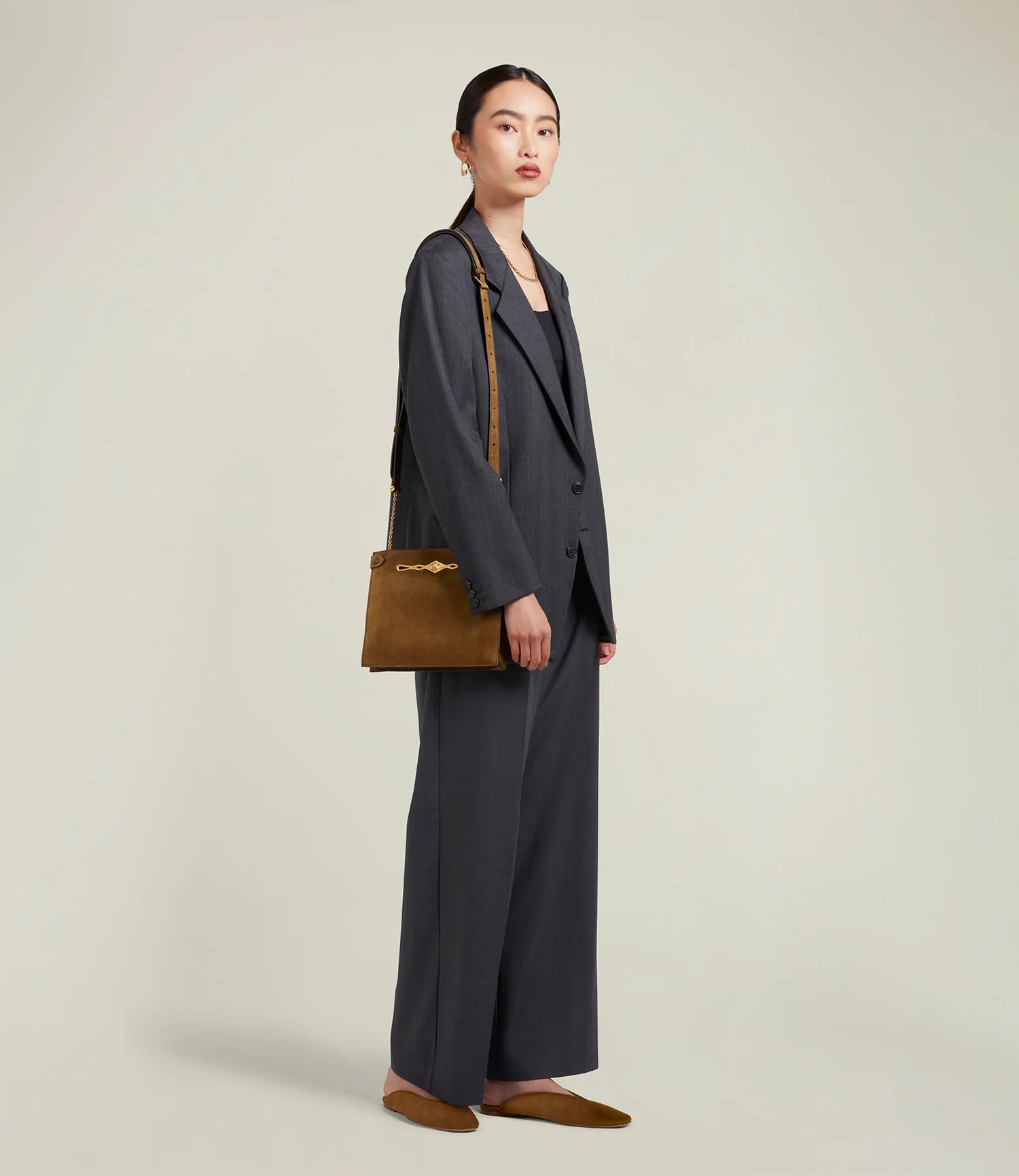 Fernando Jorge X Métier Stowaway Suede Marrakech Handbag