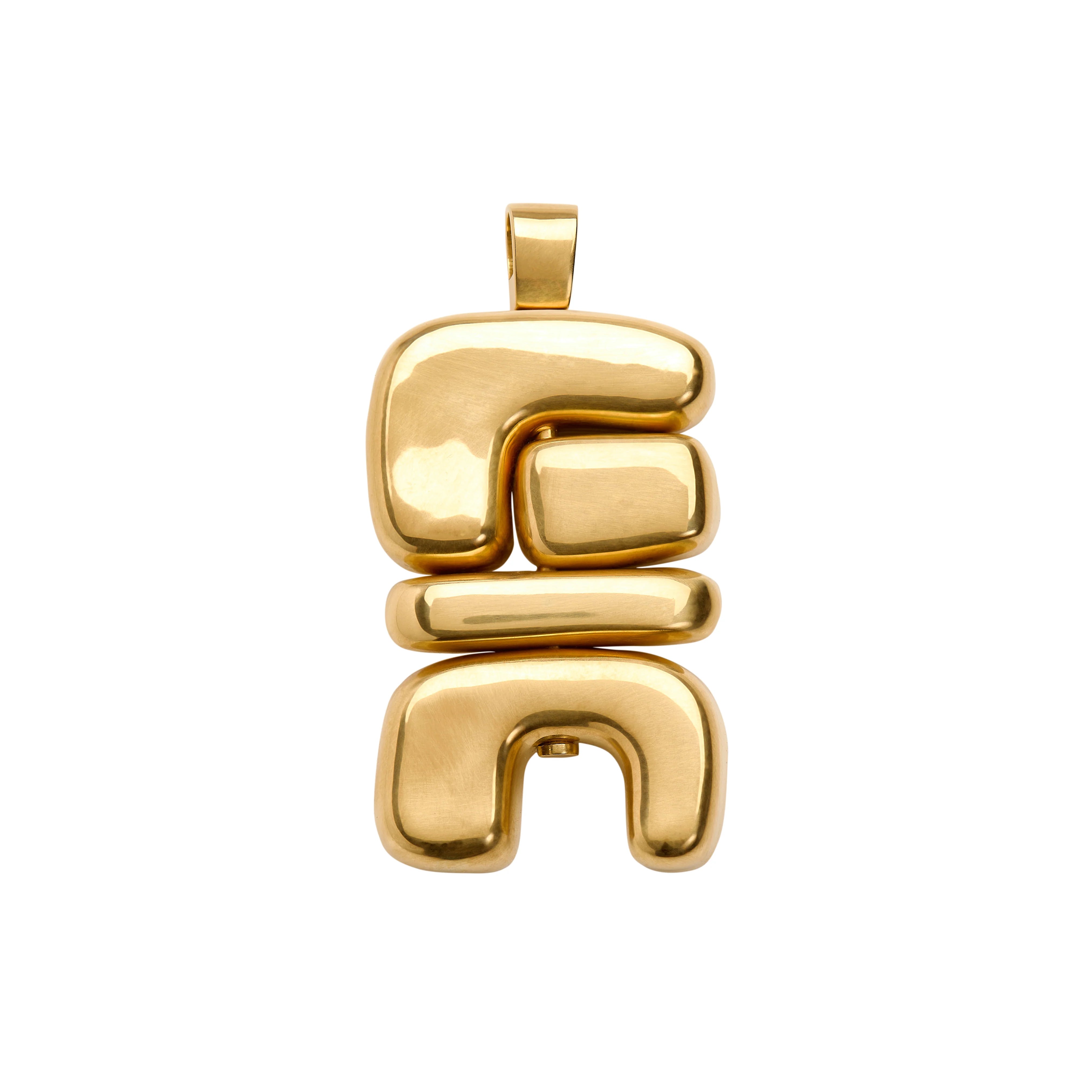 air 1 yellow gold totem Joelle kharrat tiny gods pendant