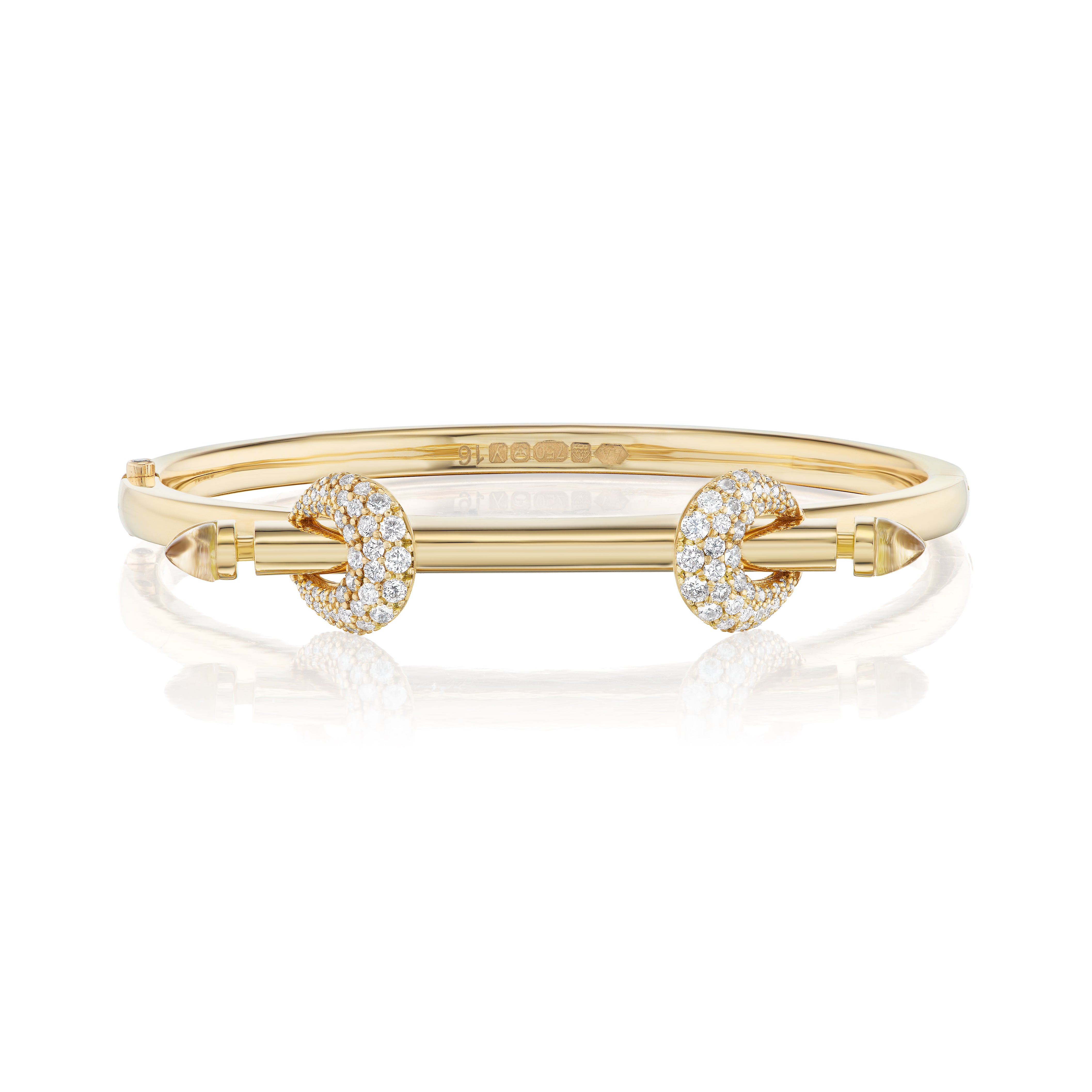 18k yellow gold Yellow Gold Chakra Icon Bracelet by ananda tiny gods