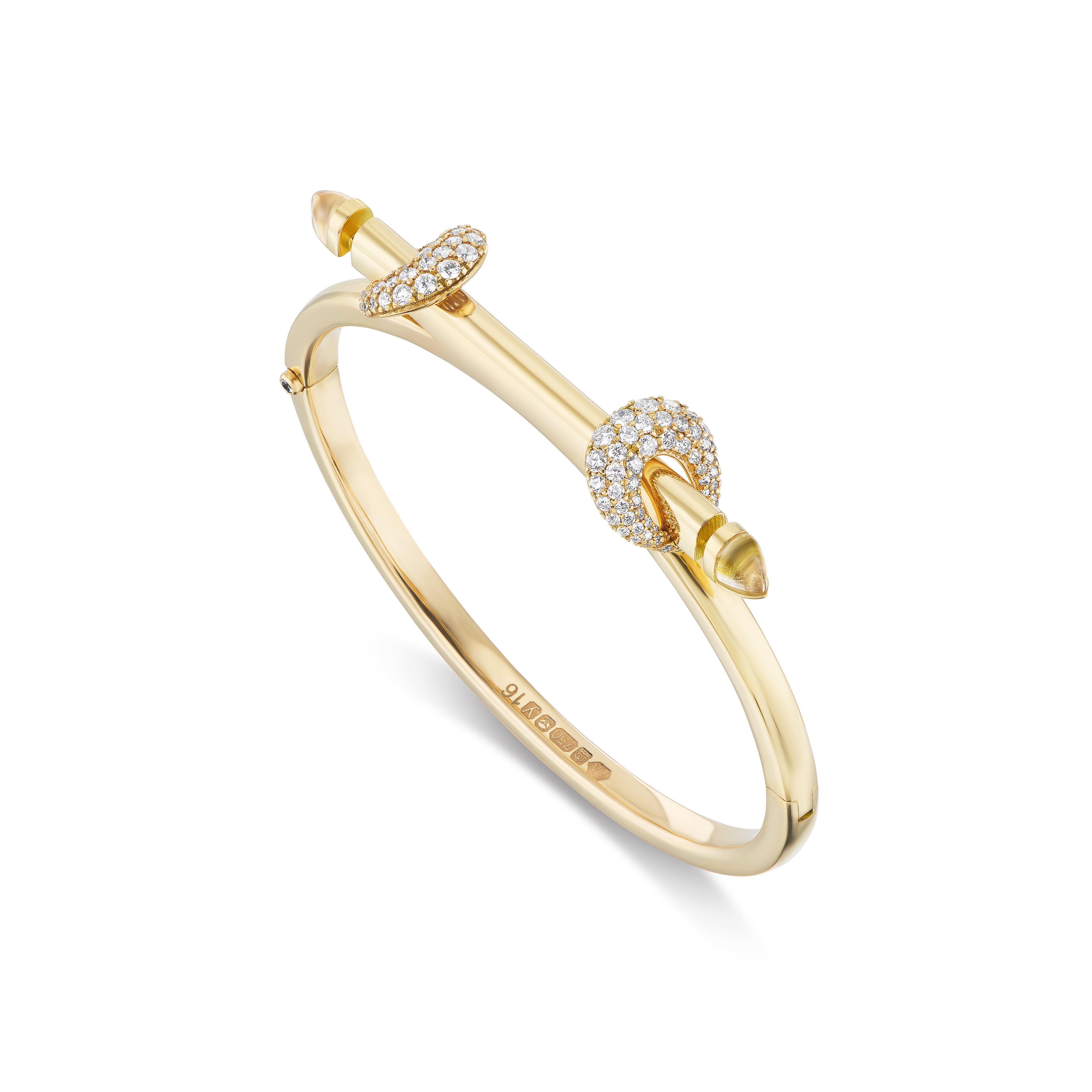 18k yellow gold Yellow Gold Chakra Icon Bracelet by ananda tiny gods