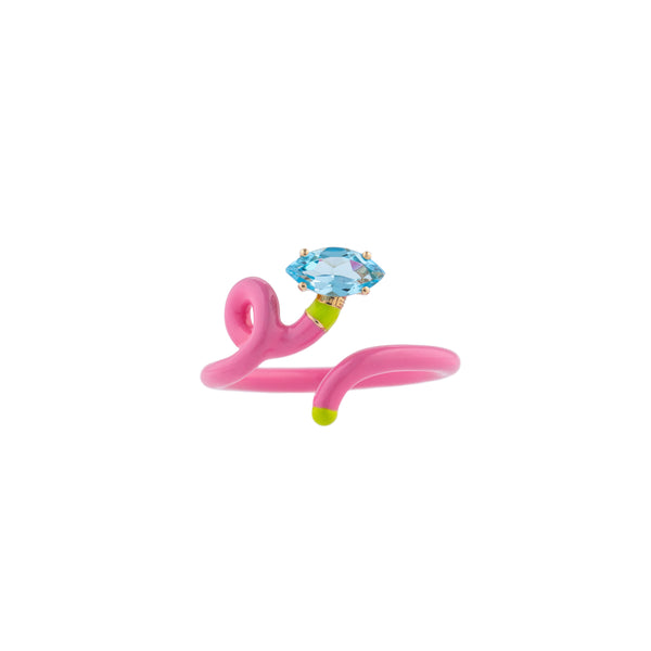 Bubblegum Pink Baby Vine Head to Toe Ring