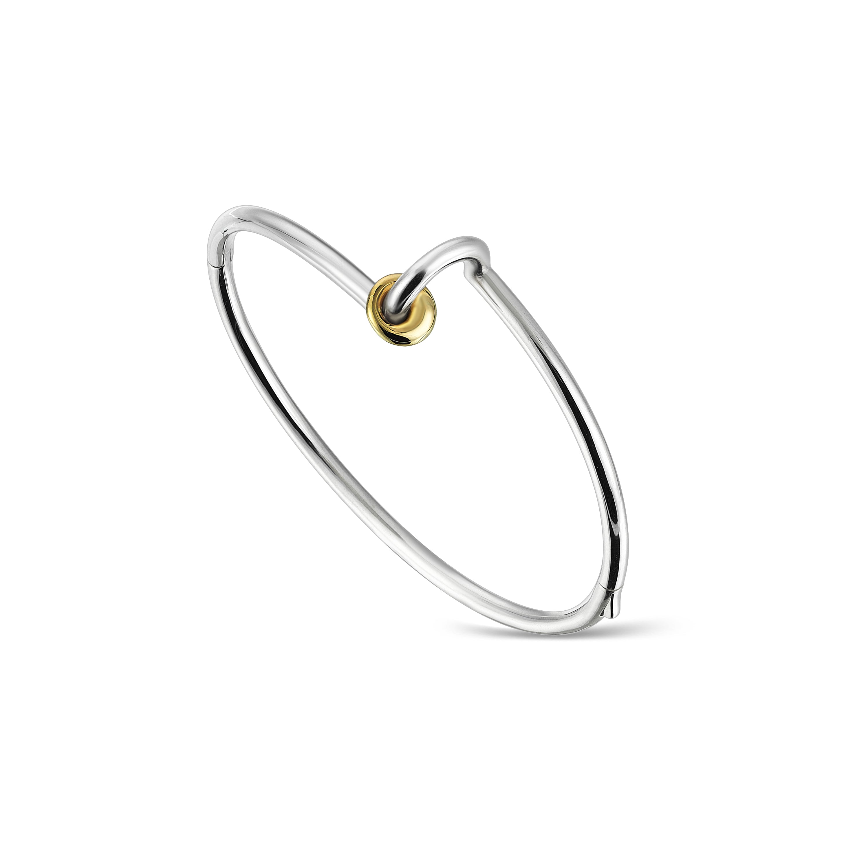 18k yellow gold and sterling silver balance bracelet by Kloto Tiny Gods