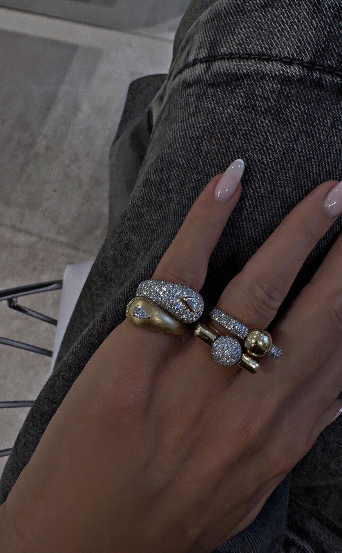 diamond prestige pear shape ring rainbow k tiny gods