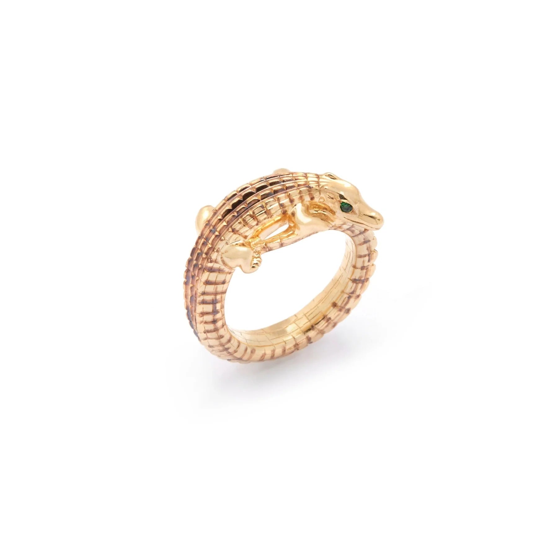 gold alligator pinky ring Bibi van der velden tiny gods