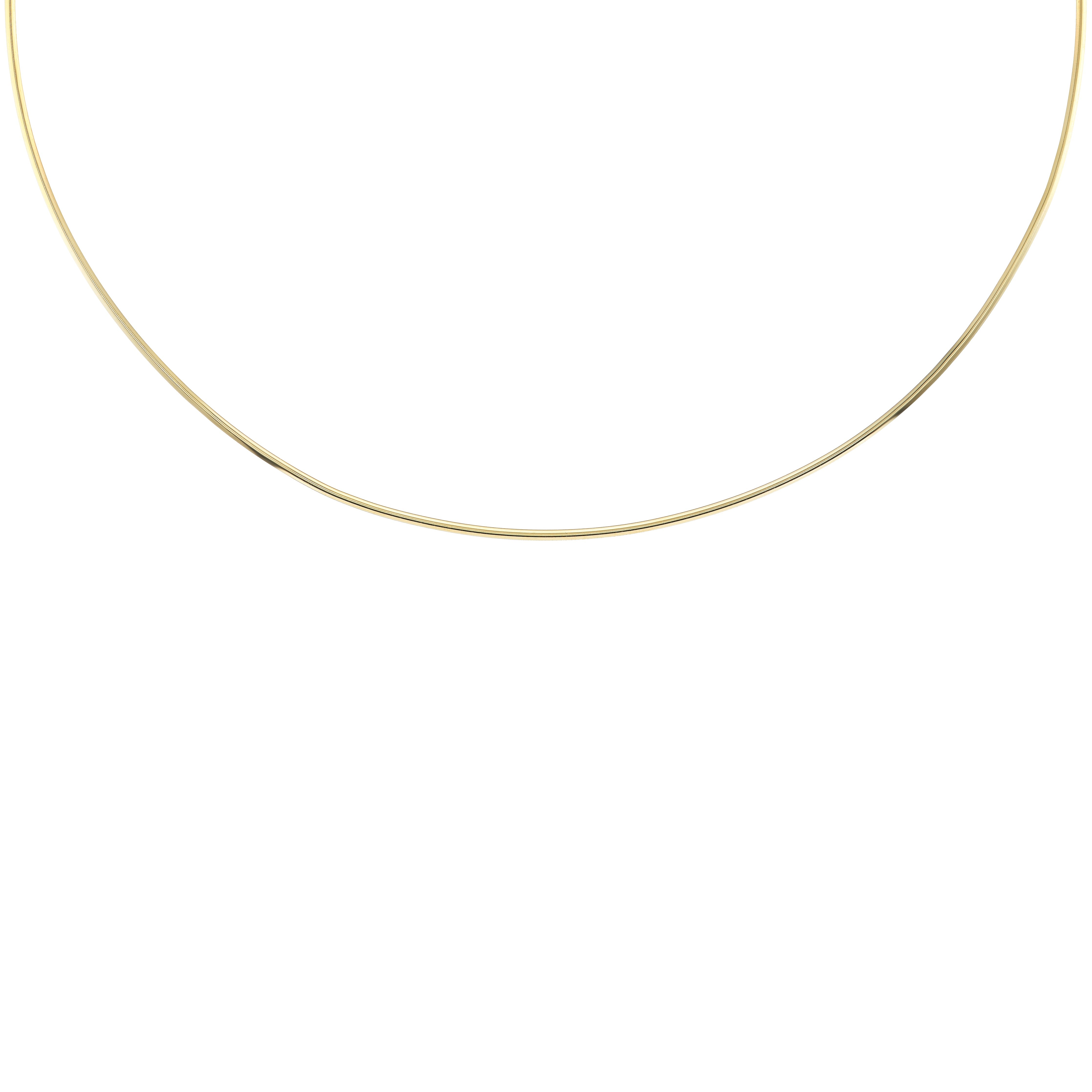 18k yellow gold tork choker necklace by Joelle Kharrat Tiny Gods