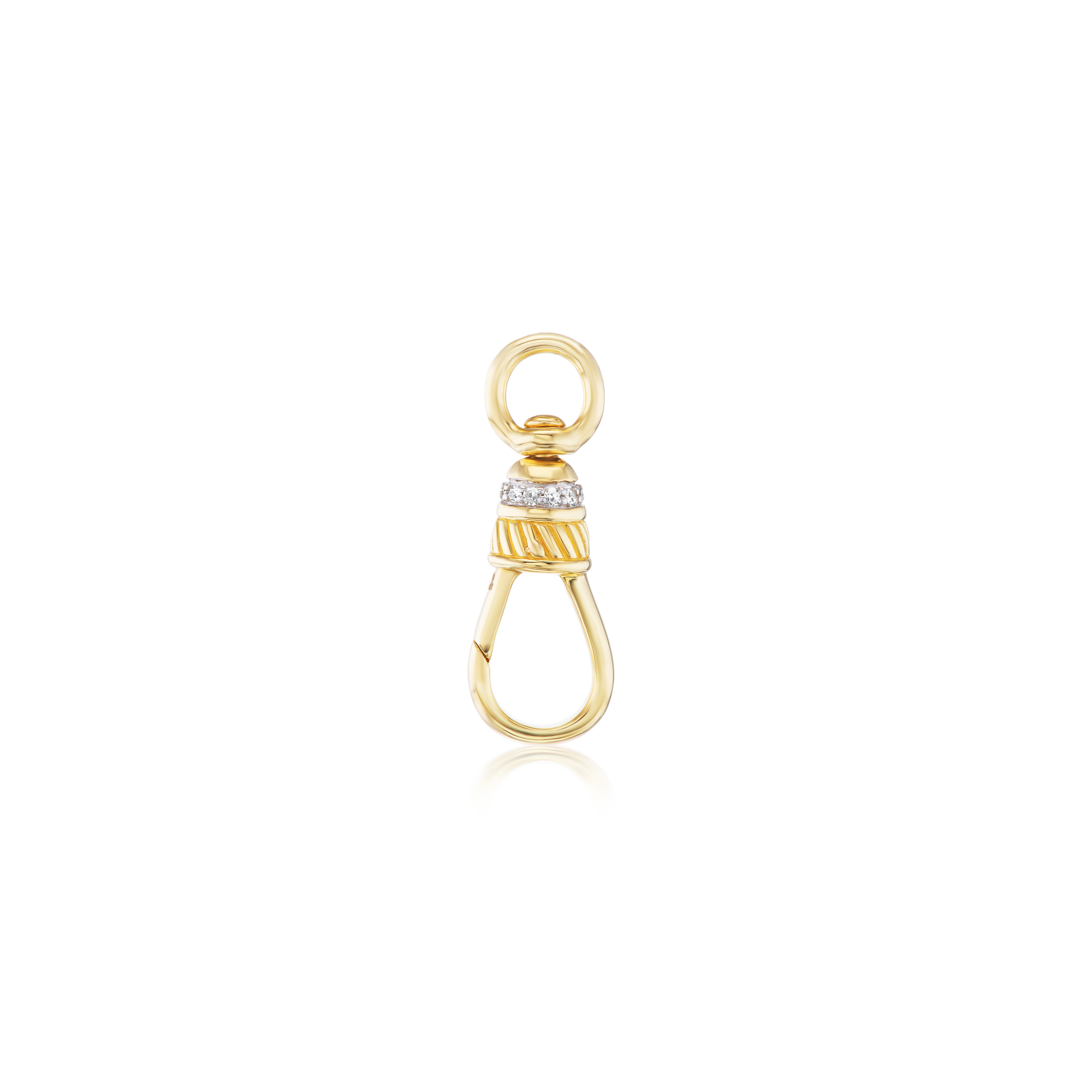 Lucy Delius mariner pendant enhancer diamond gold Tiny gods
