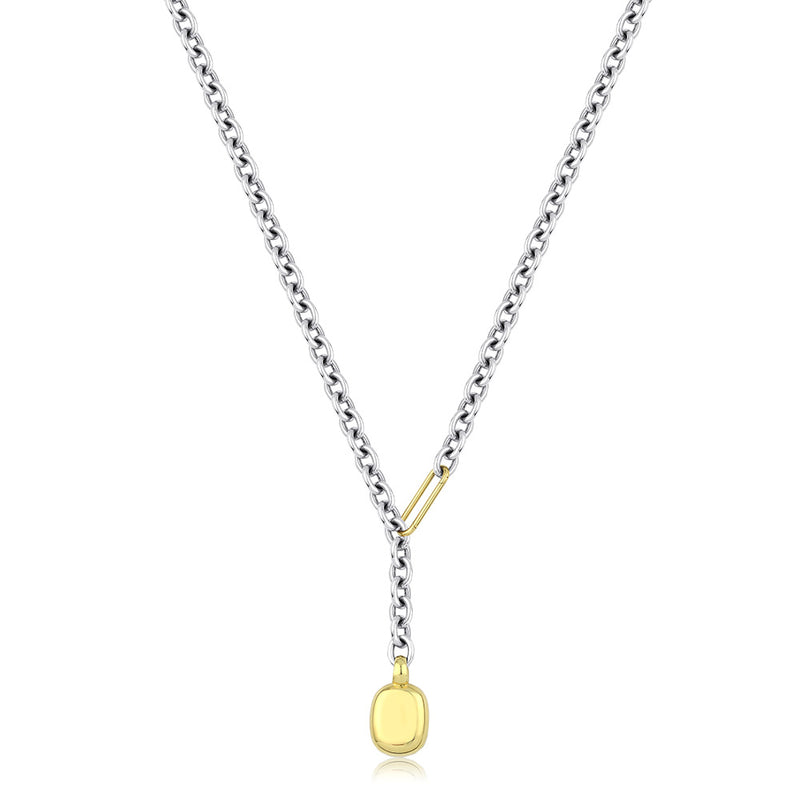 18k yellow gold and sterling silver mass necklace by Kloto Tiny Gods