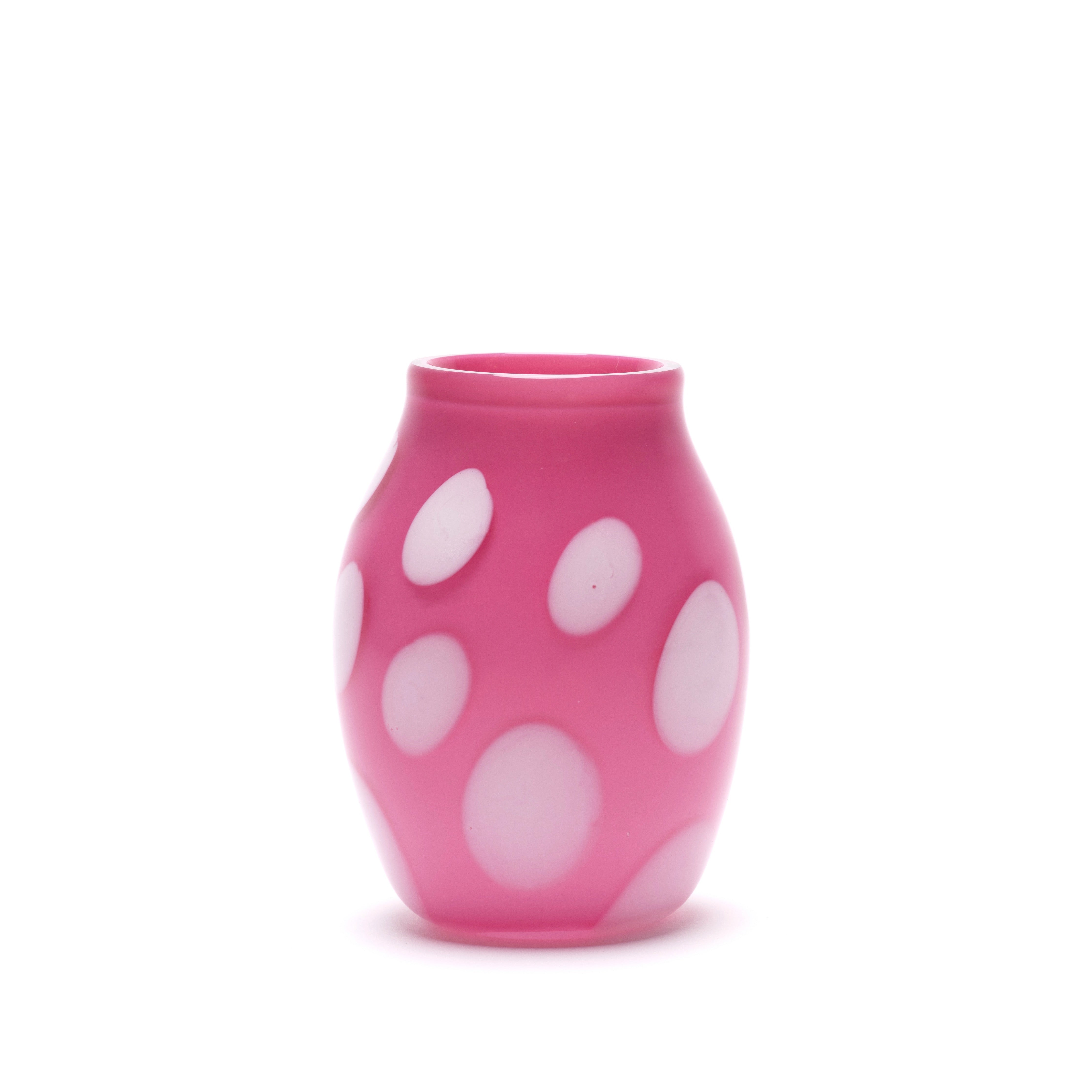 rose pink vase white spots Paul Arnhold tiny gods