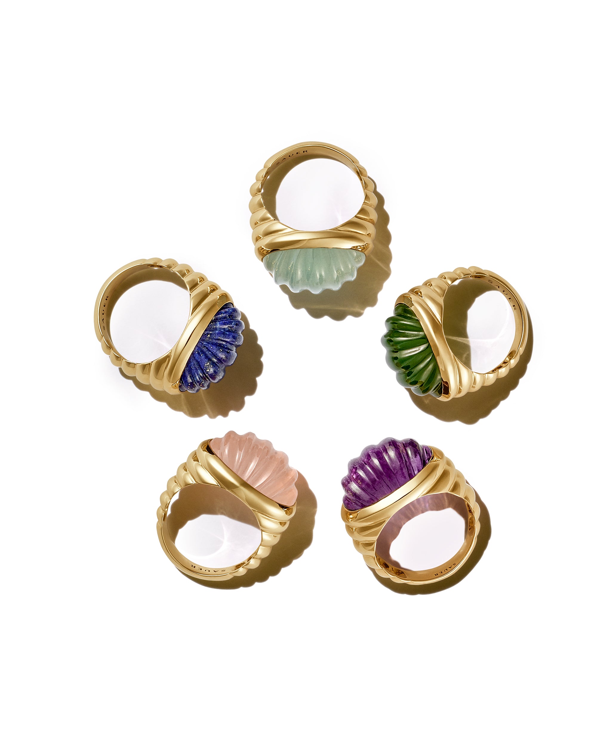 Aquamarine Yam Ring