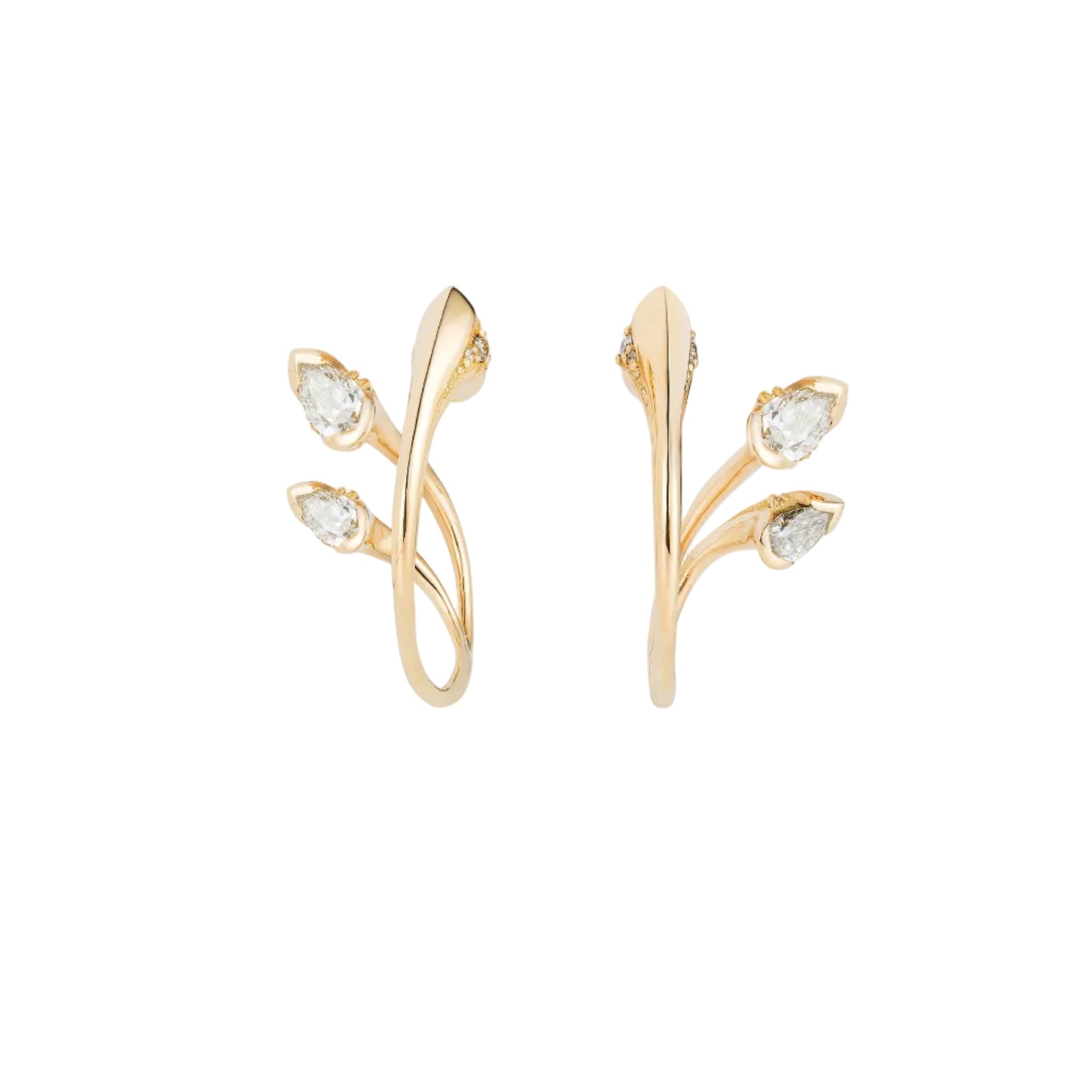 sepal hoops with diamonds Fernando Jorge tiny gods