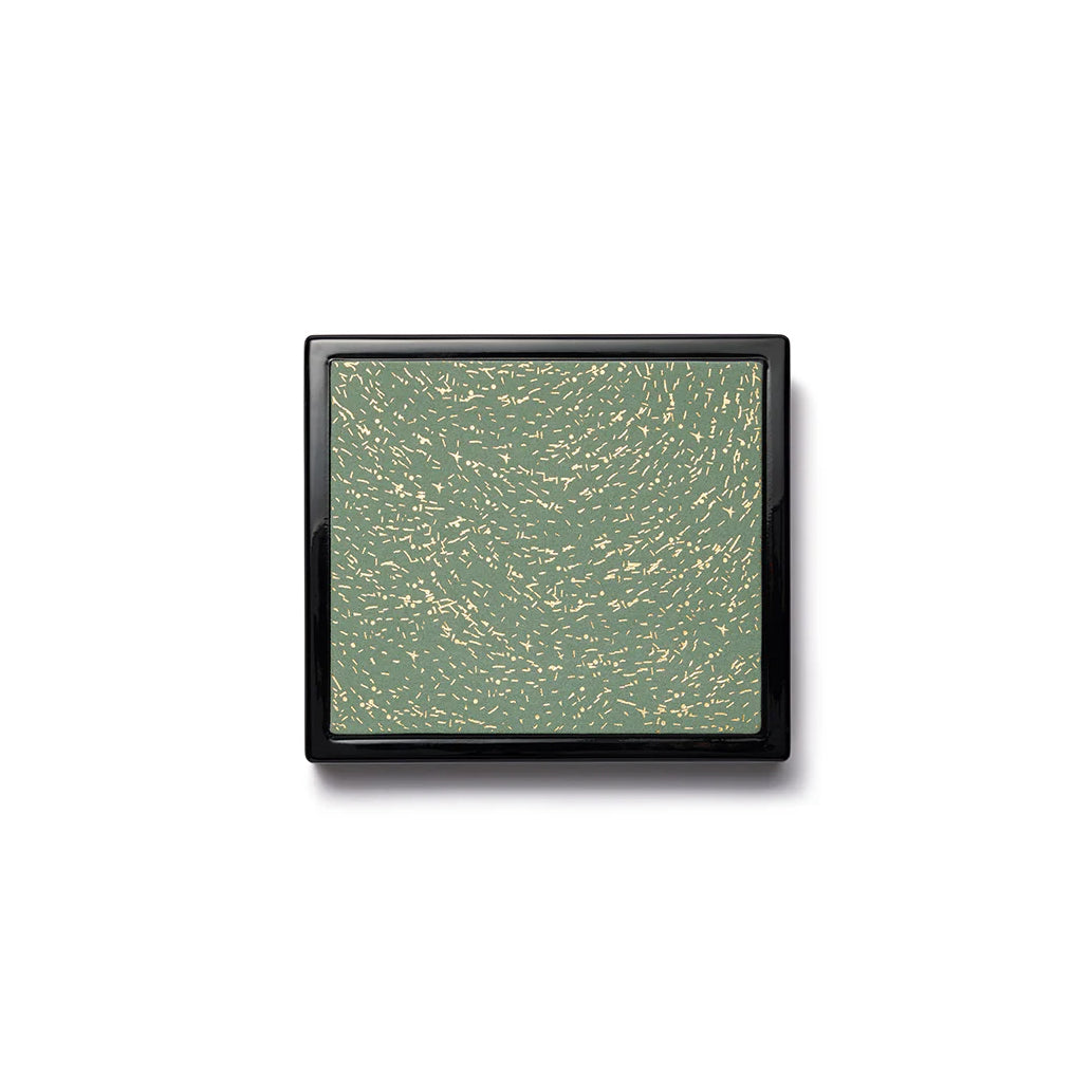 Small catchall jewelry tray jet black and green by Trove Tiny Gods