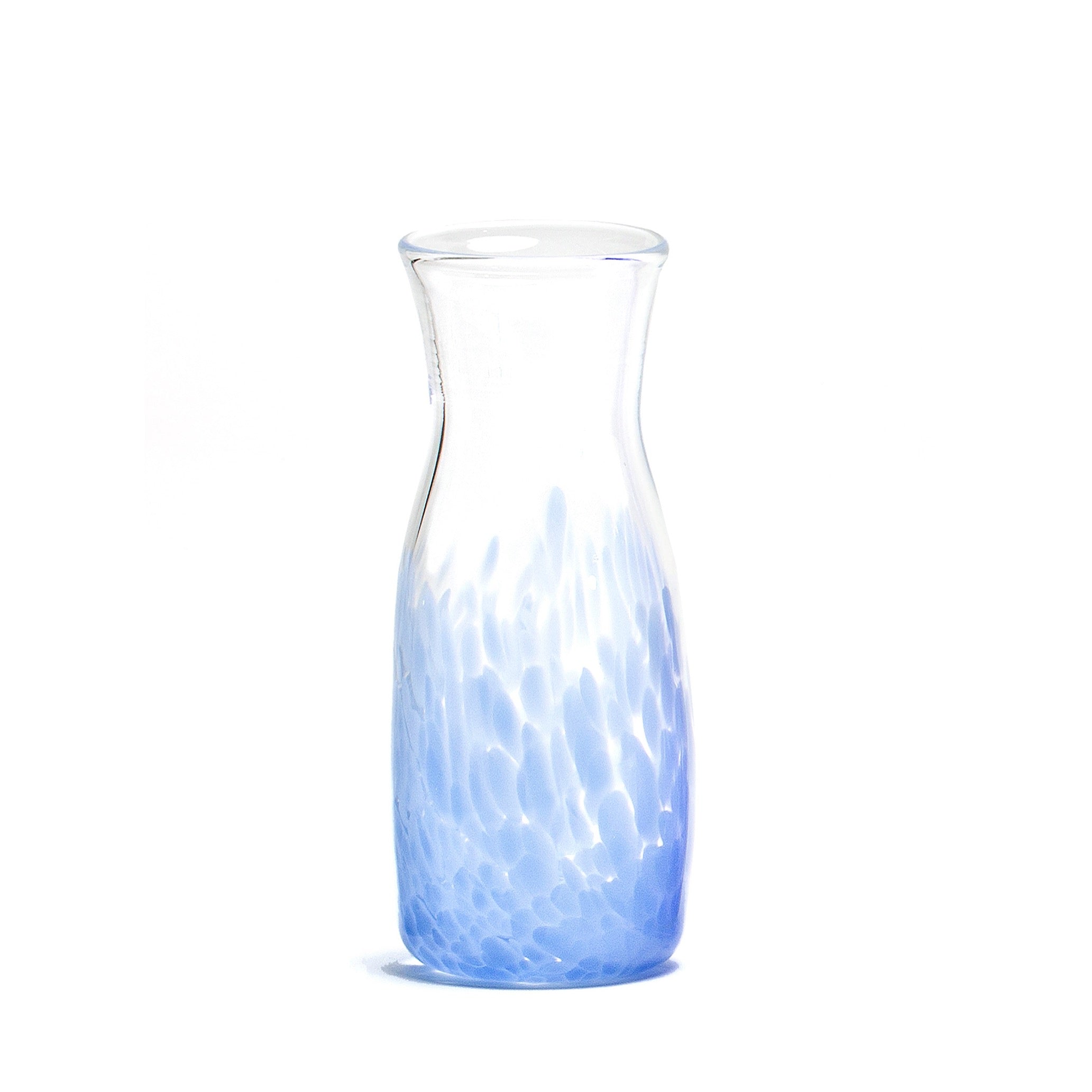Handblown transparent sky blue carafe by Paul Arnhold Tiny Gods
