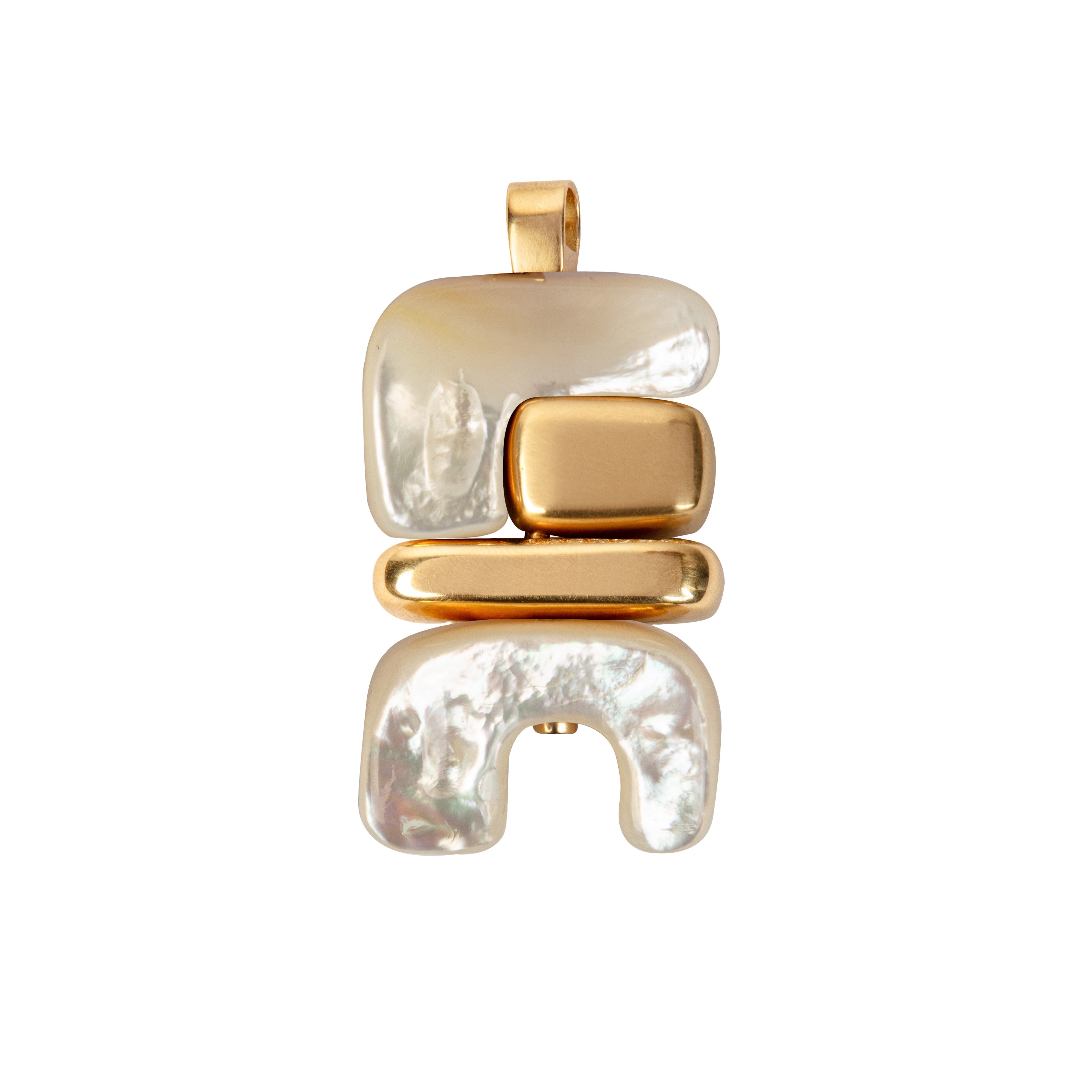 water mother of pearl totem pendant Joelle kharrat Tiny gods