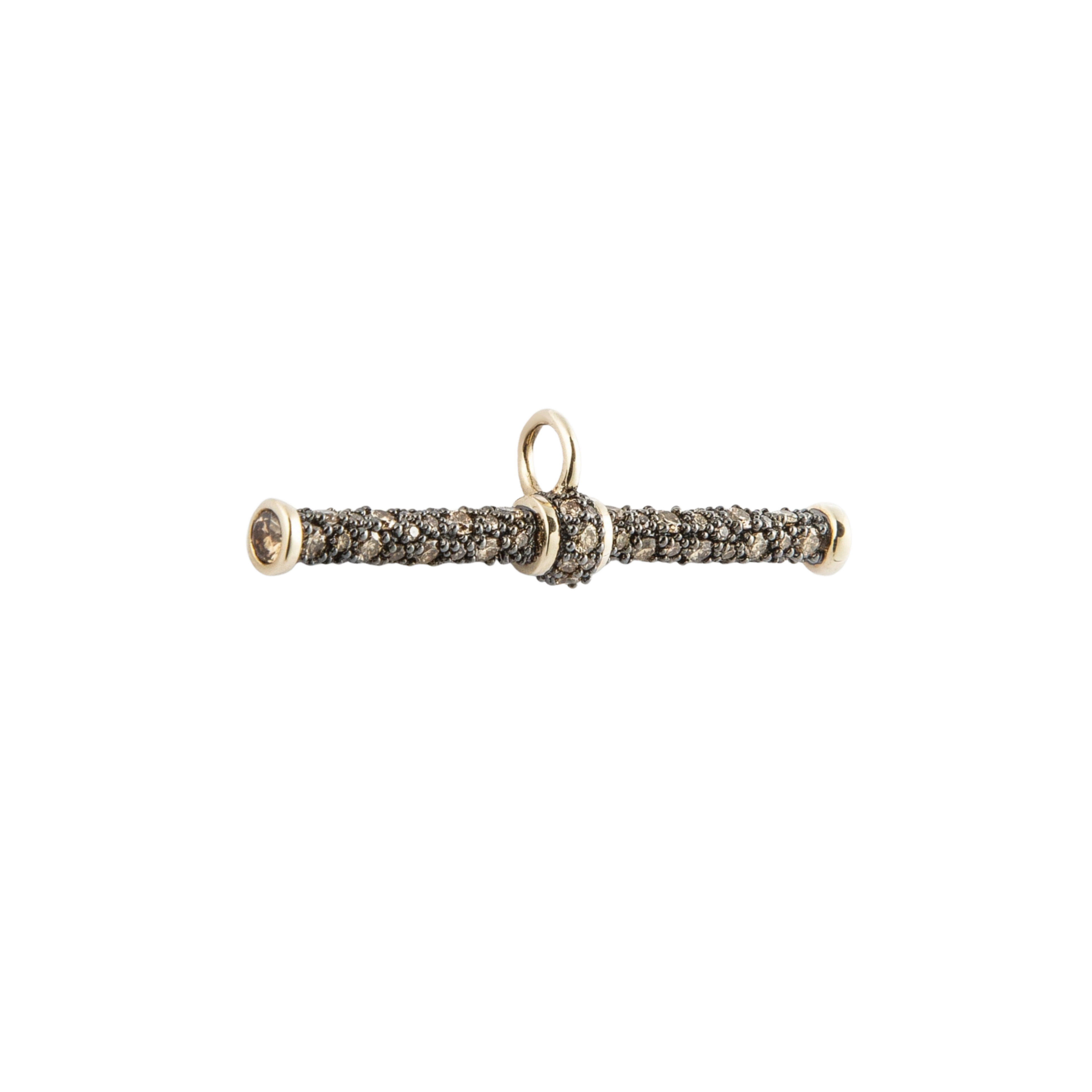 Cognac Diamond T-Bar