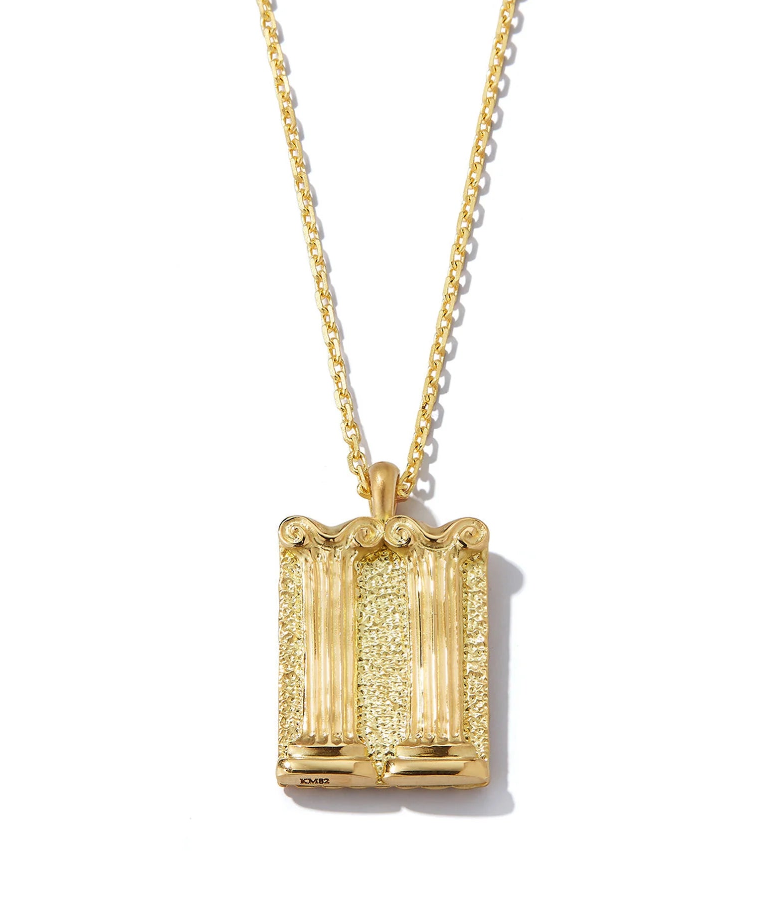 18k yellow gold platinum gemini diamond zodiac pendant necklace by David Webb Tiny Gods