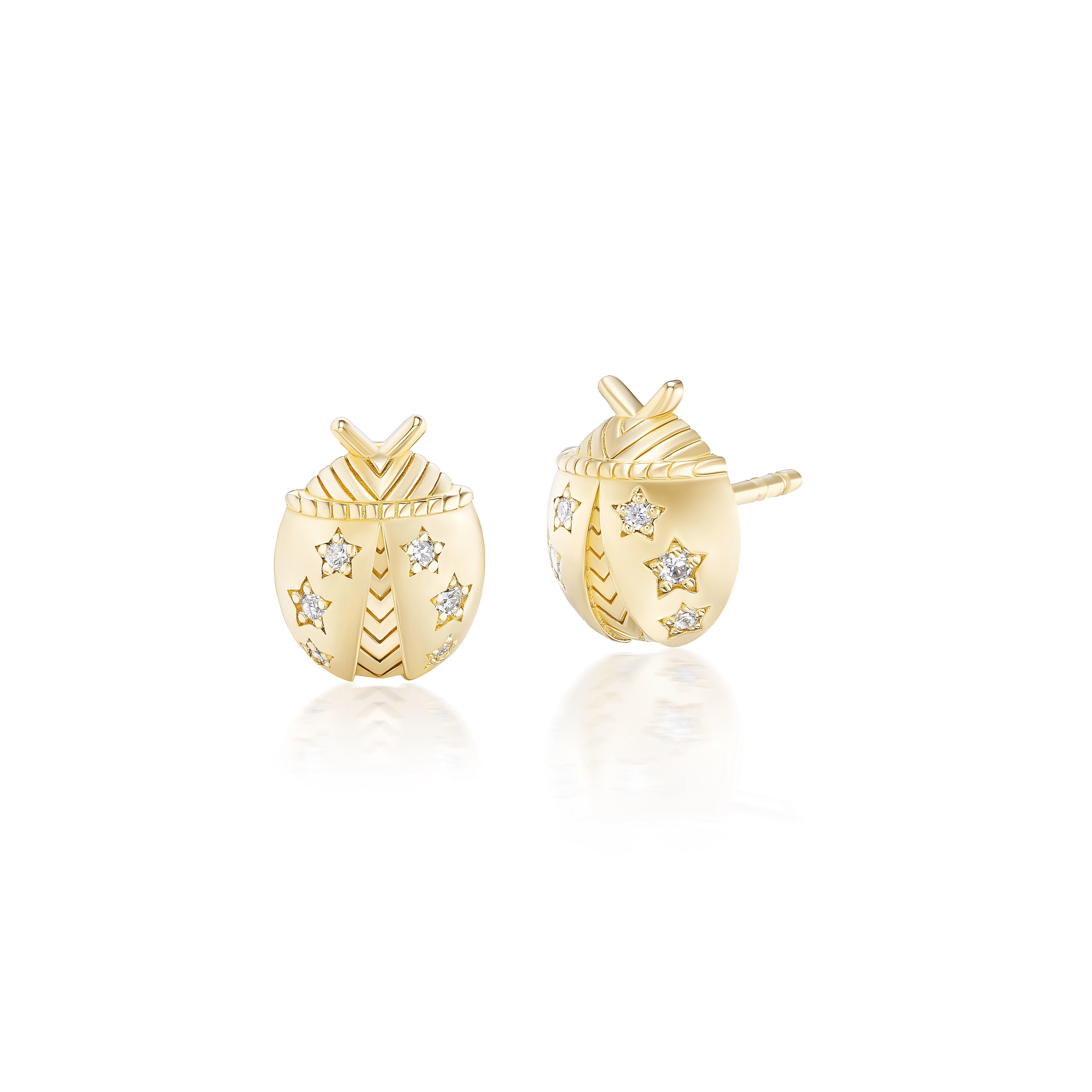 Ladybug Studs