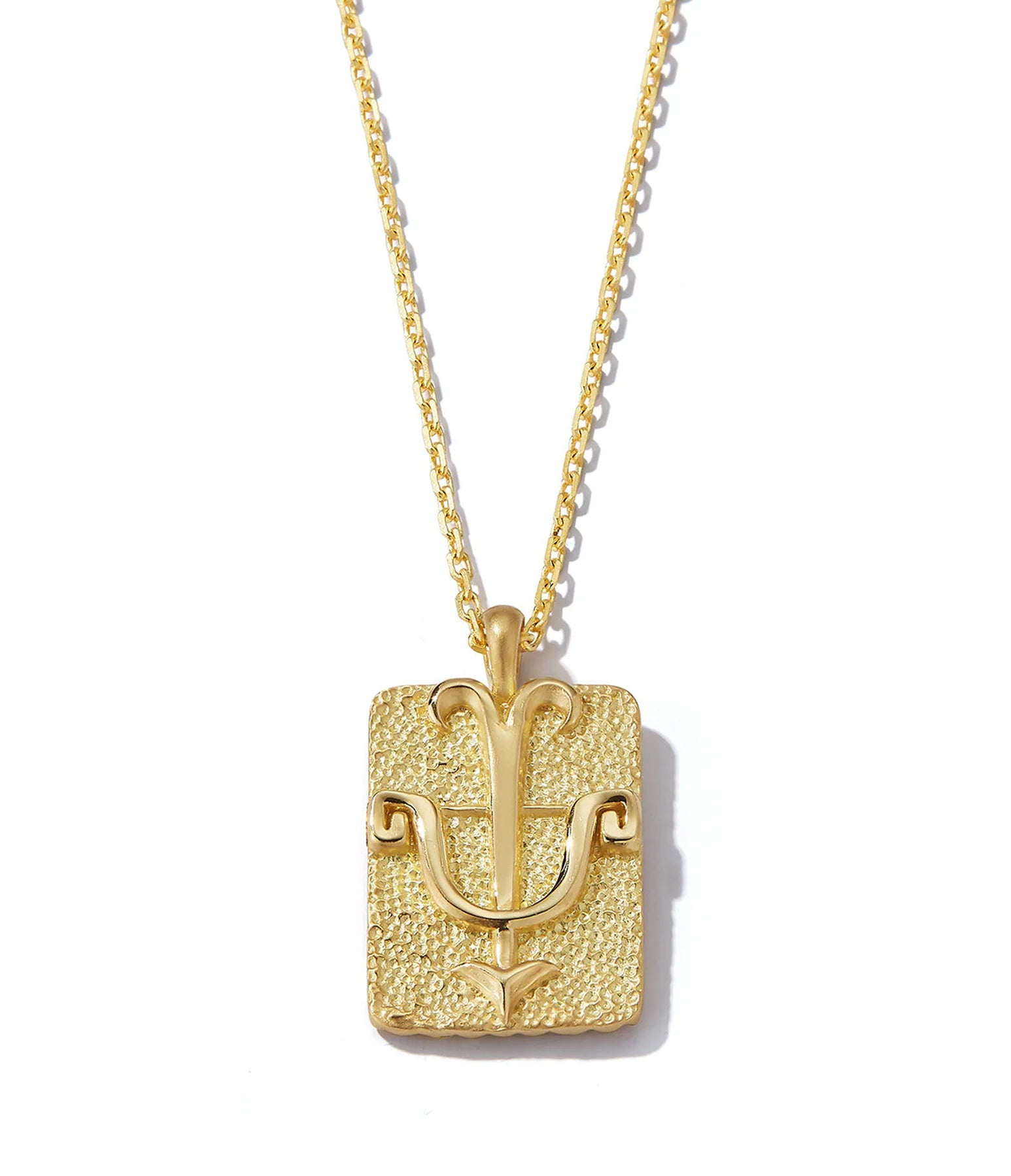 18k yellow gold sagittarius zodiac pendant necklace by David Webb Tiny Gods