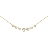 Envoy Seven Stone Necklace by Jade Trau diamonds