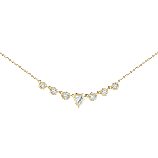 Envoy Seven Stone Necklace by Jade Trau diamonds
