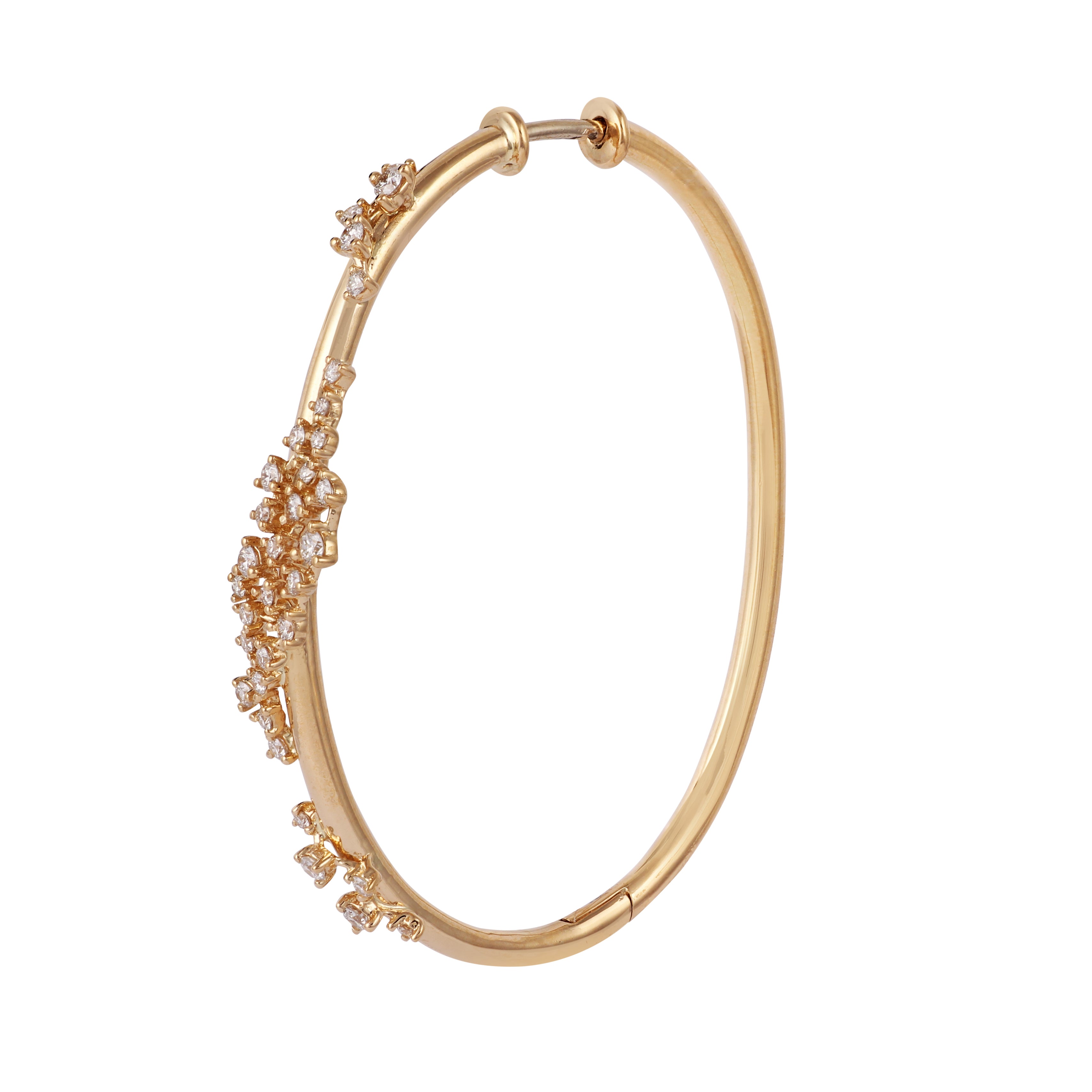Diamond Scatter Hoop Earrings by Ananya sale