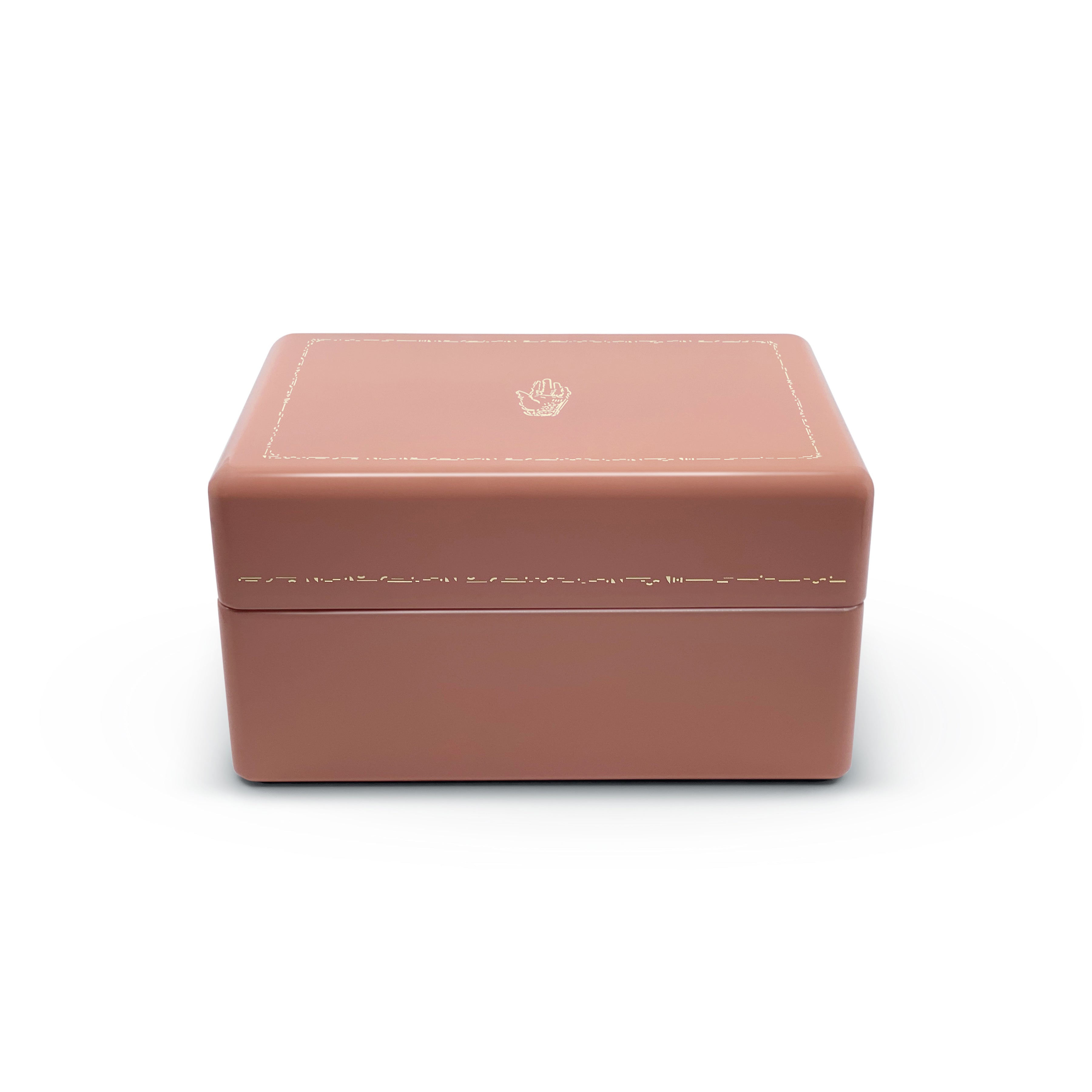 Blush mini trunk jewelry case by Trove
