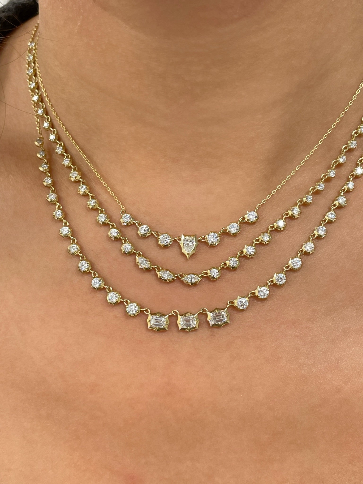 Envoy Seven Stone Necklace