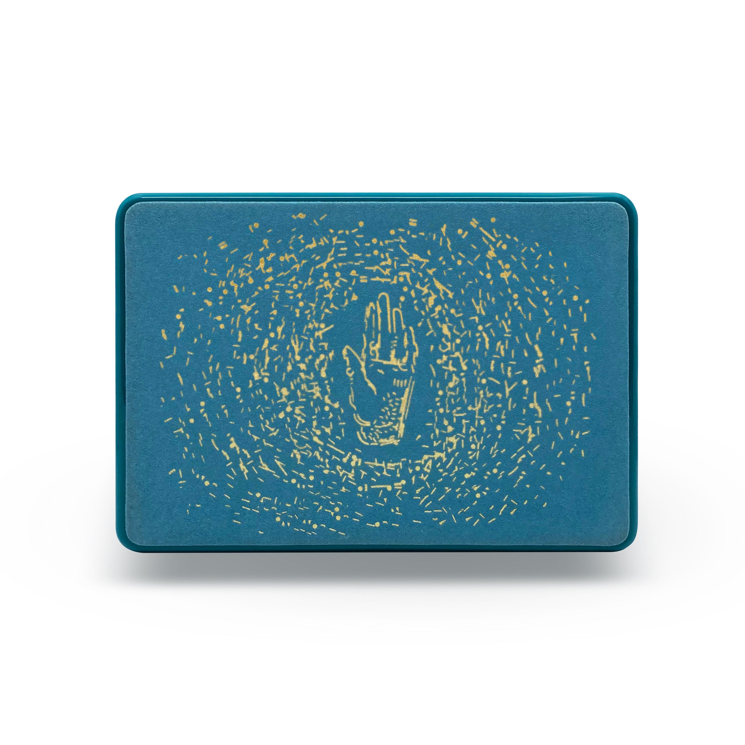 Trove Malachite Mini Trunk Jewelry Gem Box