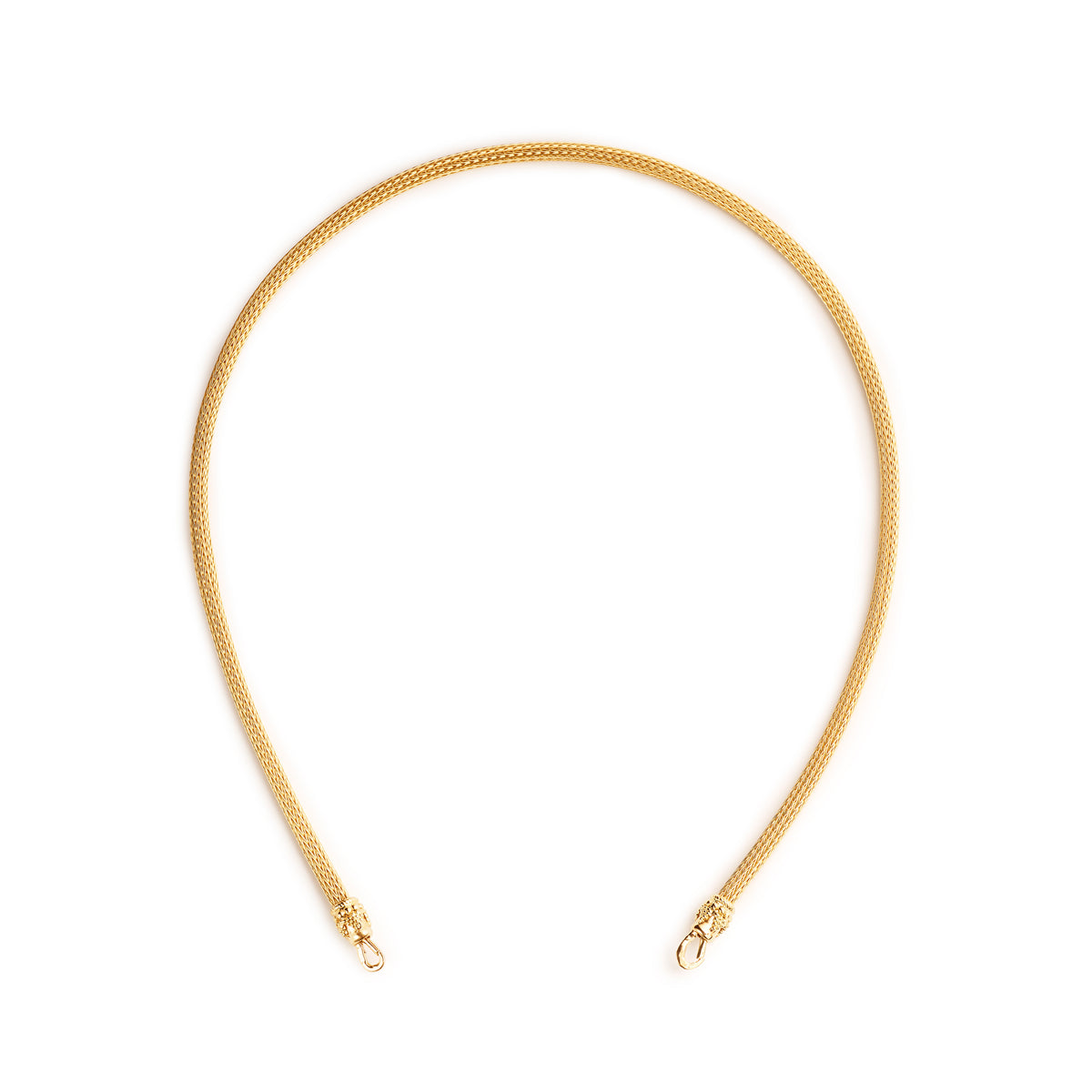 14k yellow gold 42cm indian chain marie lichtenberg handcuff necklace locket pendant chain Tiny Gods 