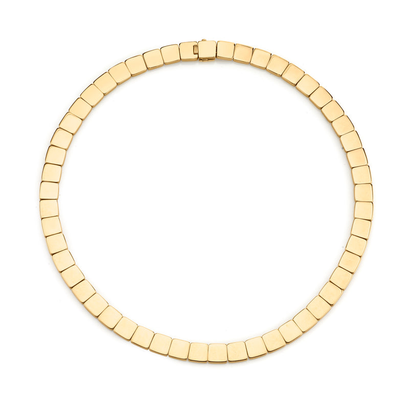 18k yellow gold choker necklace Harlow by Anita Ko at Tiny Gods