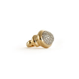 18k yellow gold diamond pave constantin ring by Sauer Tiny Gods