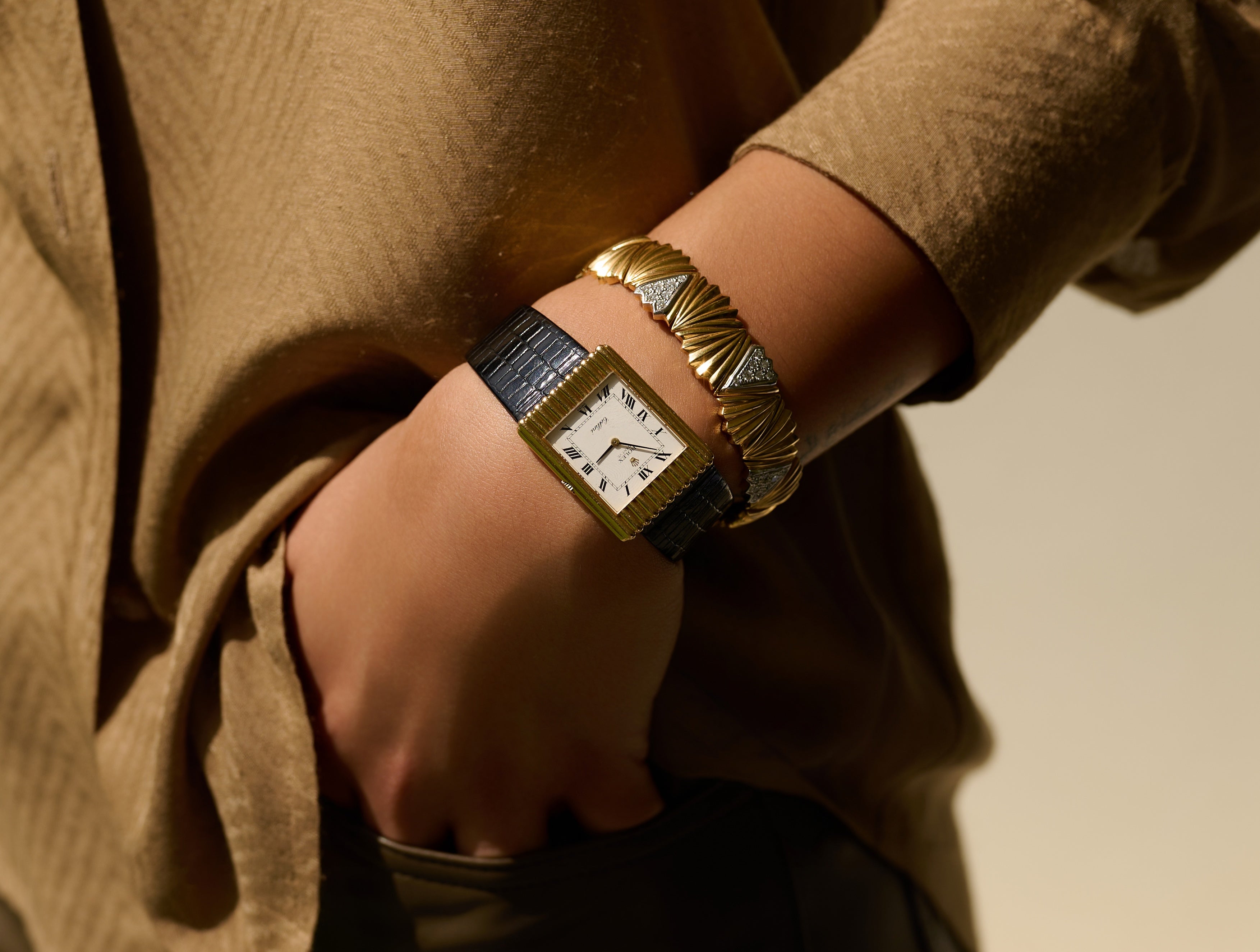 Vintage Rolex with Leather Strap