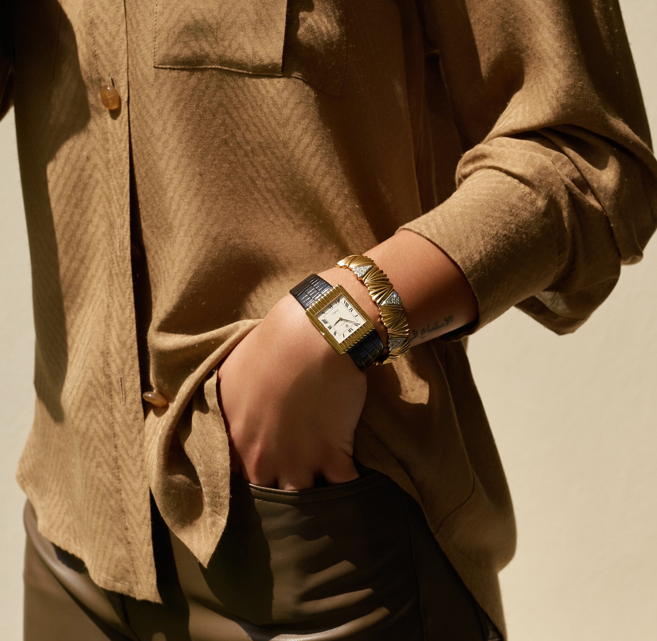 Vintage Rolex with Leather Strap